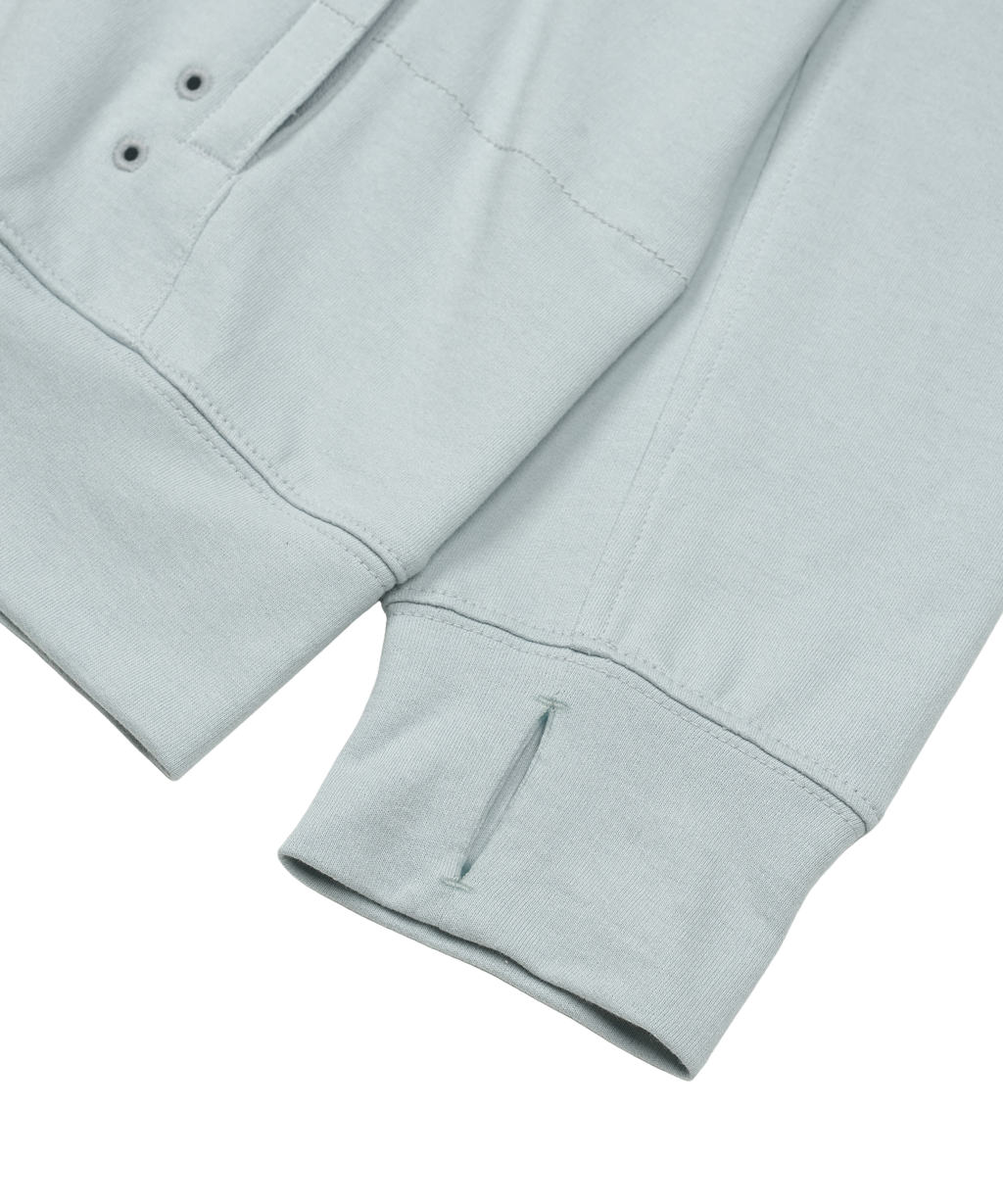 San San Gear - San San I Nothing Zip-Up Hoodie (Sky Blue) product image 4 | TRAB K-Fashion Australia