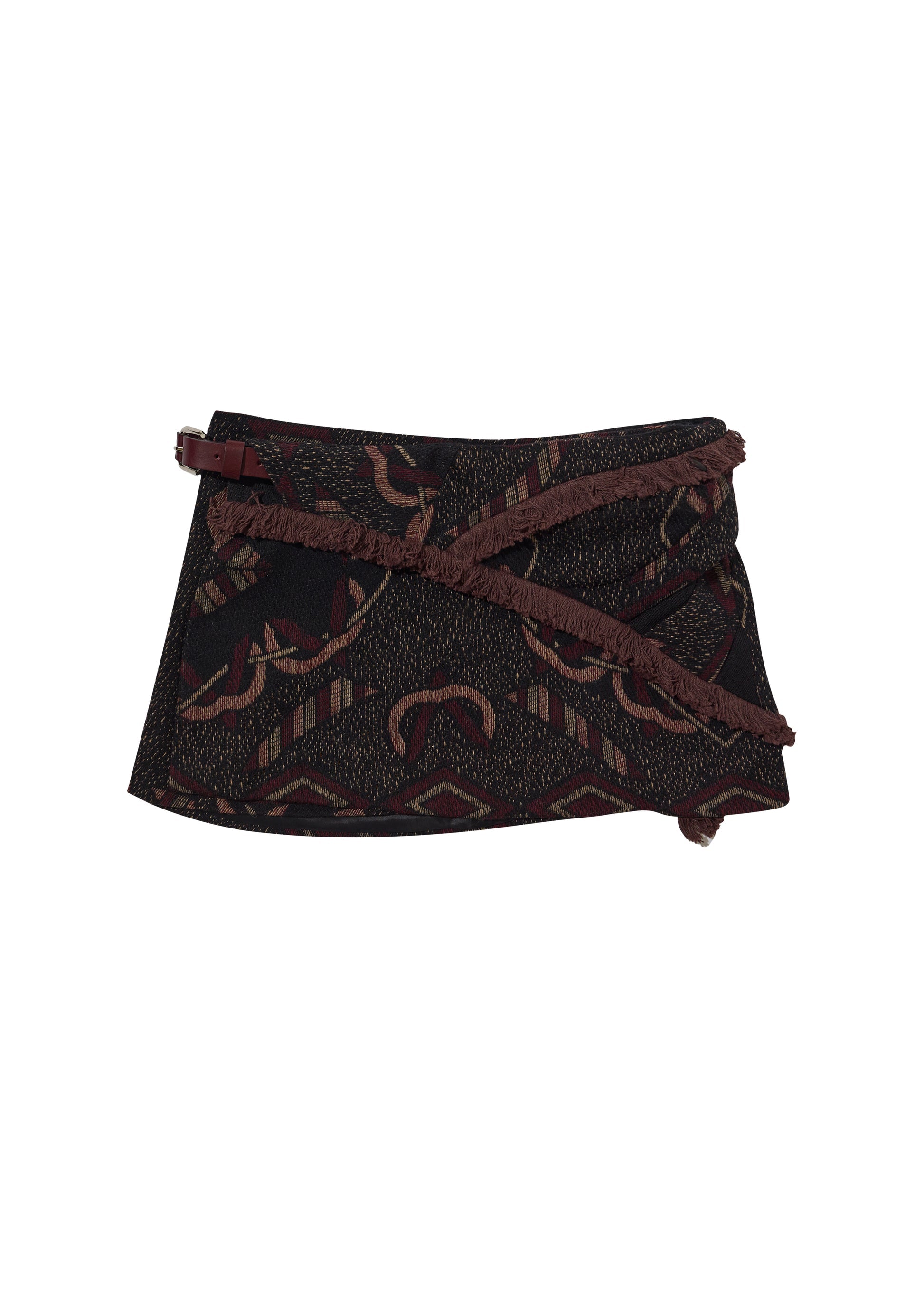 Hyein Seo - Cinched Pocket Skirt w/ Leather Belt (Brown) product image 9 | TRAB K-Fashion Australia