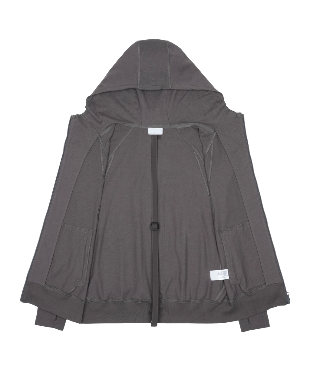 San San Gear - Sling Zip-Up Hoodie (Charcoal) product image 3 | TRAB K-Fashion Australia