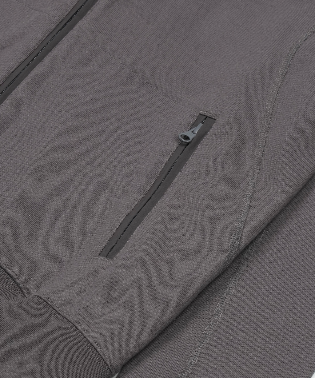 San San Gear - Sling Zip-Up Hoodie (Charcoal) product image 4 | TRAB K-Fashion Australia
