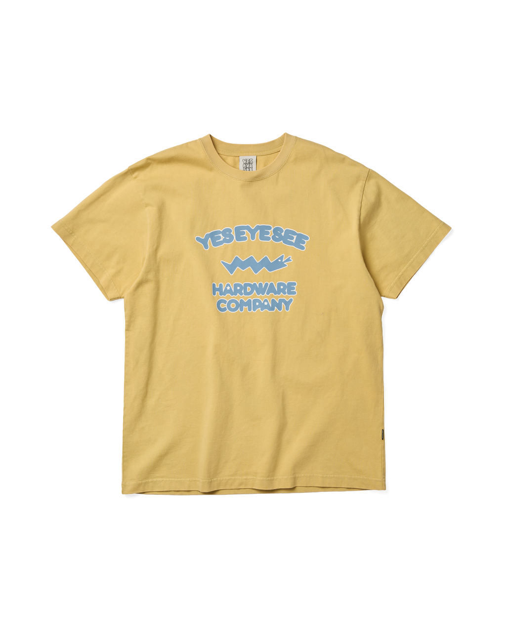 yeseyesee - SN Hardware Washed Tee (Light Mustard) product image 1 | TRAB K-Fashion Australia