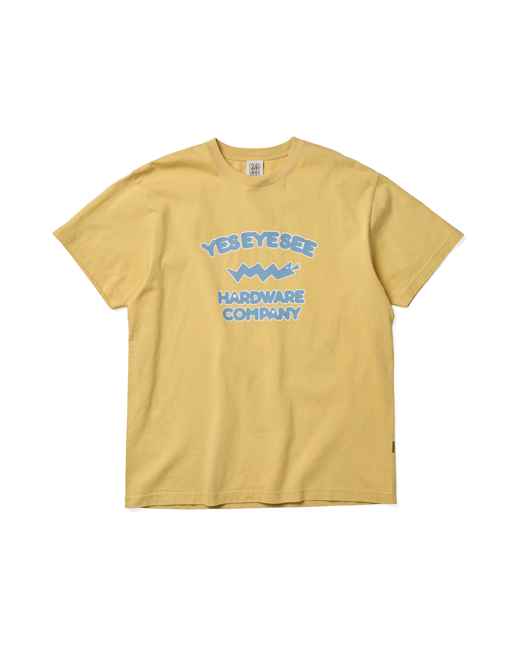 yeseyesee - SN Hardware Washed Tee (Light Mustard) product image 1 | TRAB K-Fashion Australia