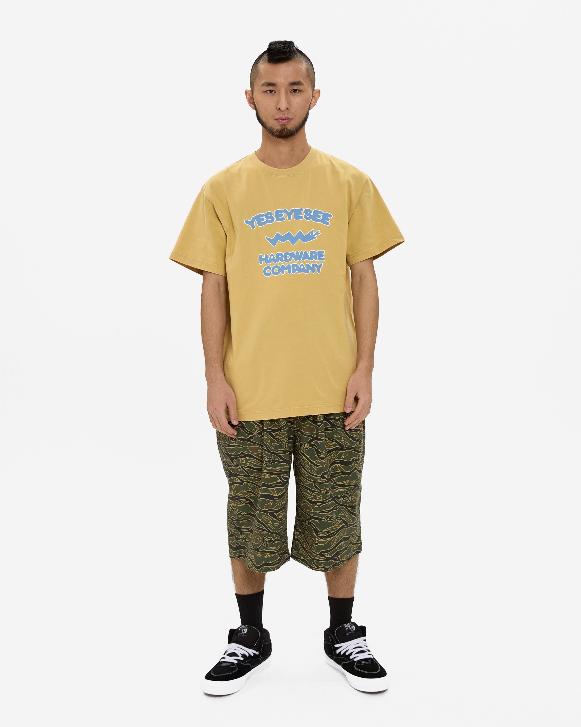 yeseyesee - SN Hardware Washed Tee (Light Mustard) product image 6 | TRAB K-Fashion Australia