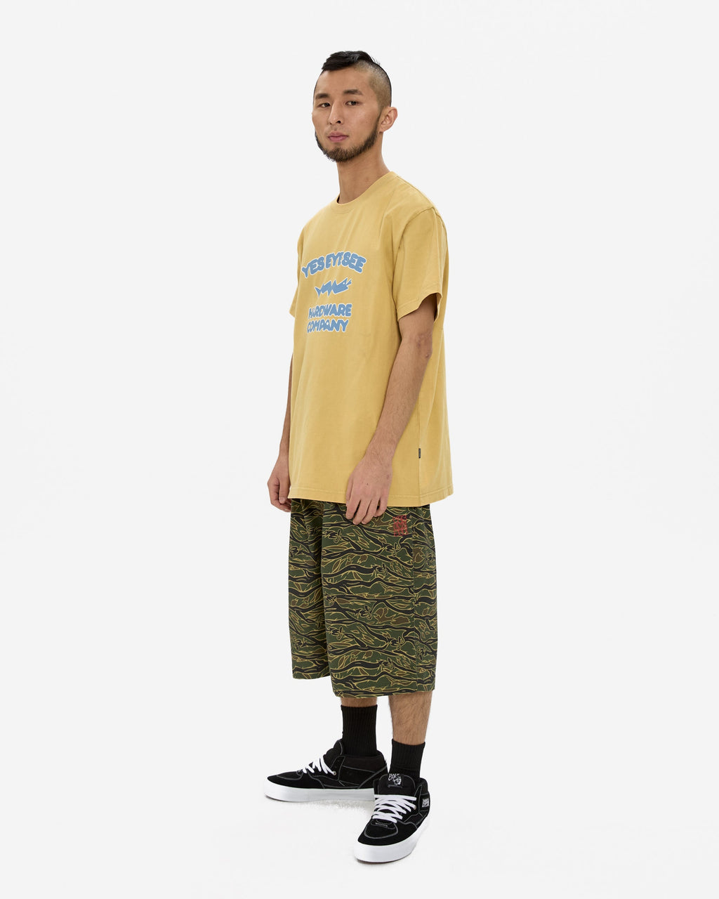 yeseyesee - SN Hardware Washed Tee (Light Mustard) product image 7 | TRAB K-Fashion Australia
