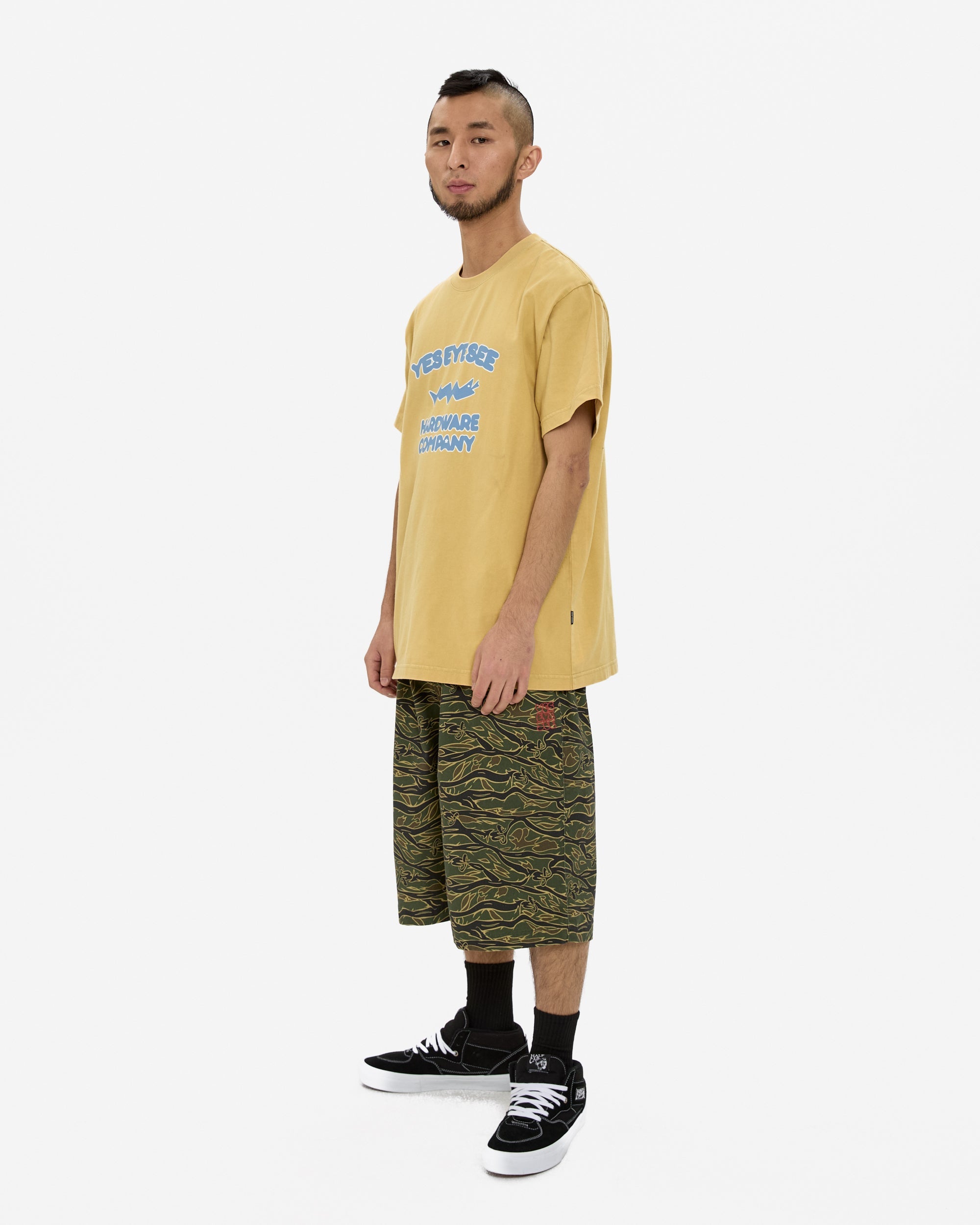 yeseyesee - SN Hardware Washed Tee (Light Mustard) product image 7 | TRAB K-Fashion Australia