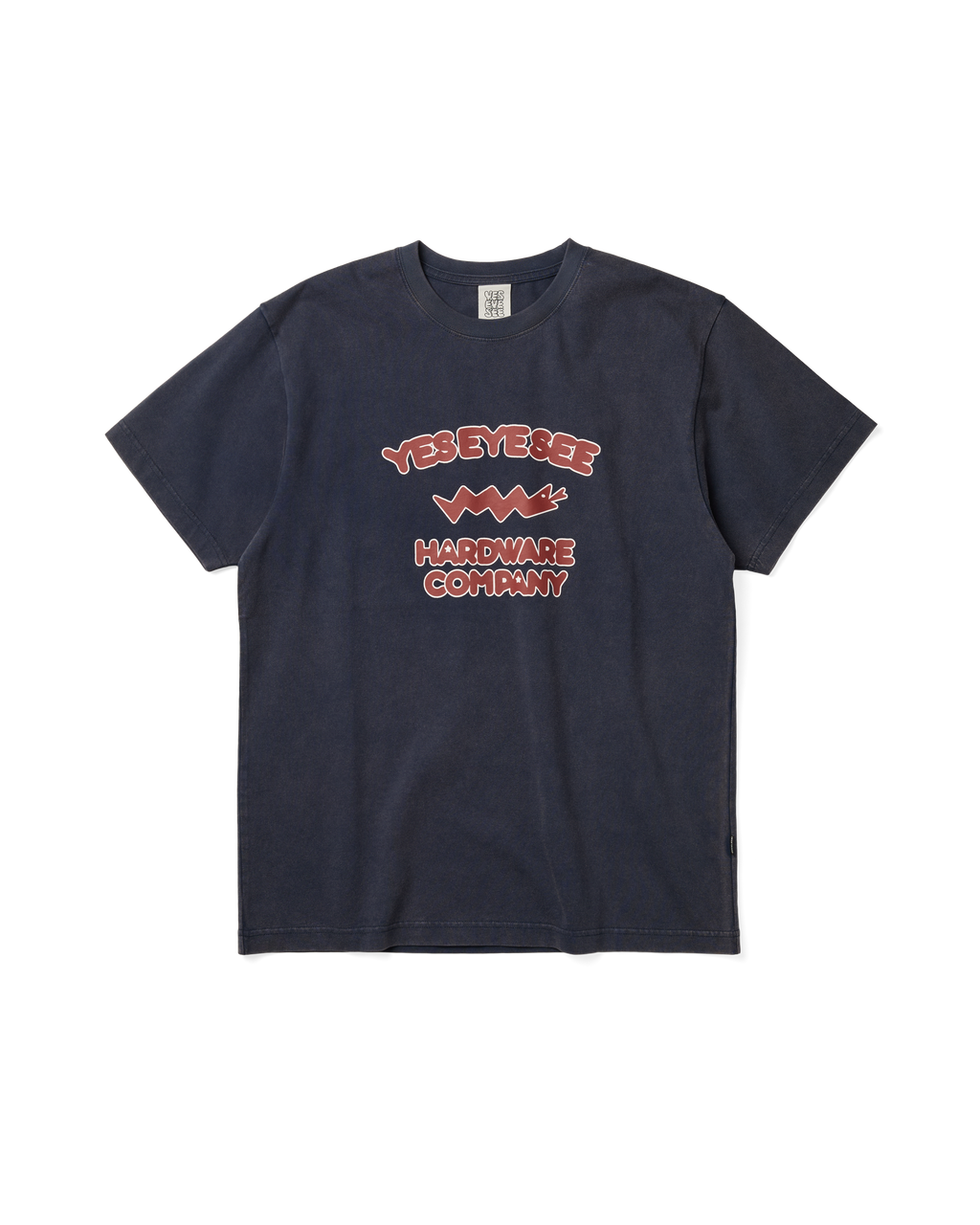 yeseyesee - SN Hardware Washed Tee (Navy) product image 1 | TRAB K-Fashion Australia