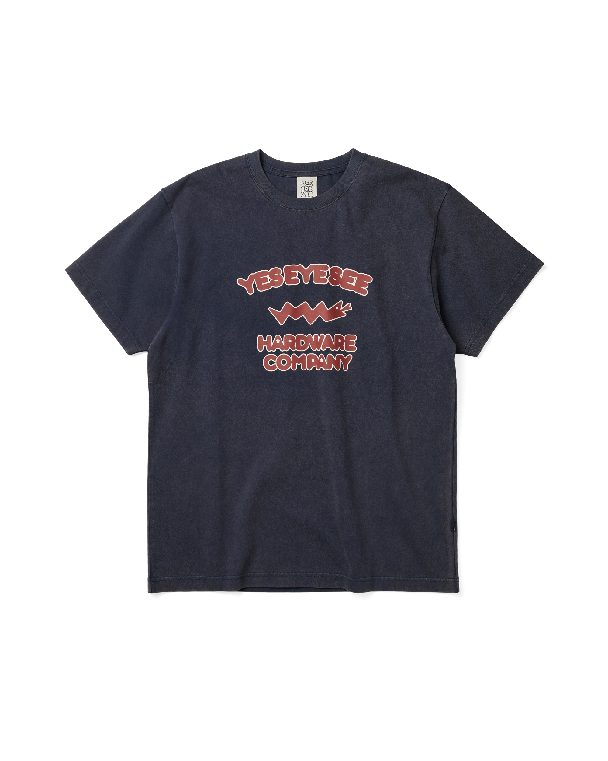 yeseyesee - SN Hardware Washed Tee (Navy) product image 1 | TRAB K-Fashion Australia