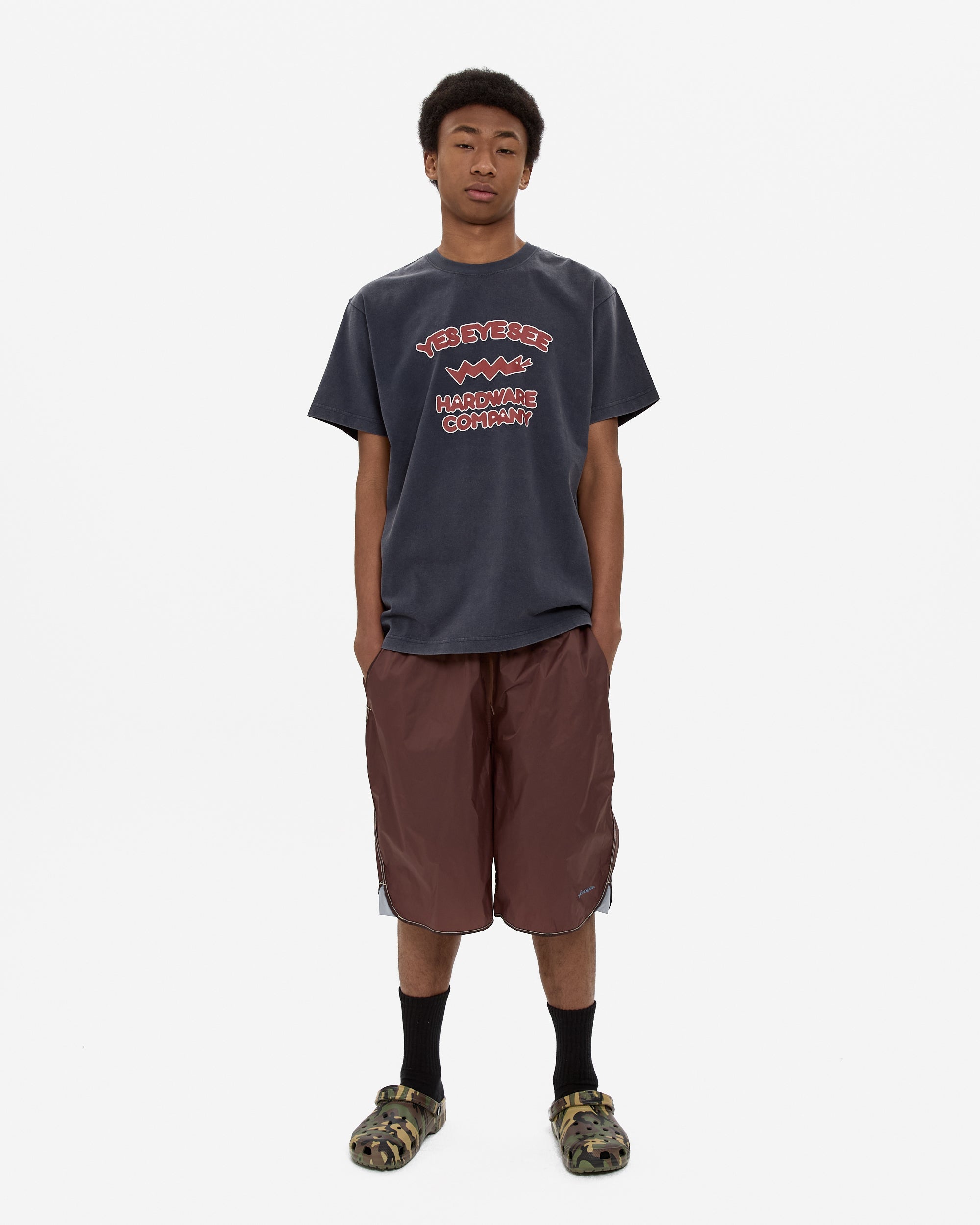 yeseyesee - SN Hardware Washed Tee (Navy) product image 6 | TRAB K-Fashion Australia
