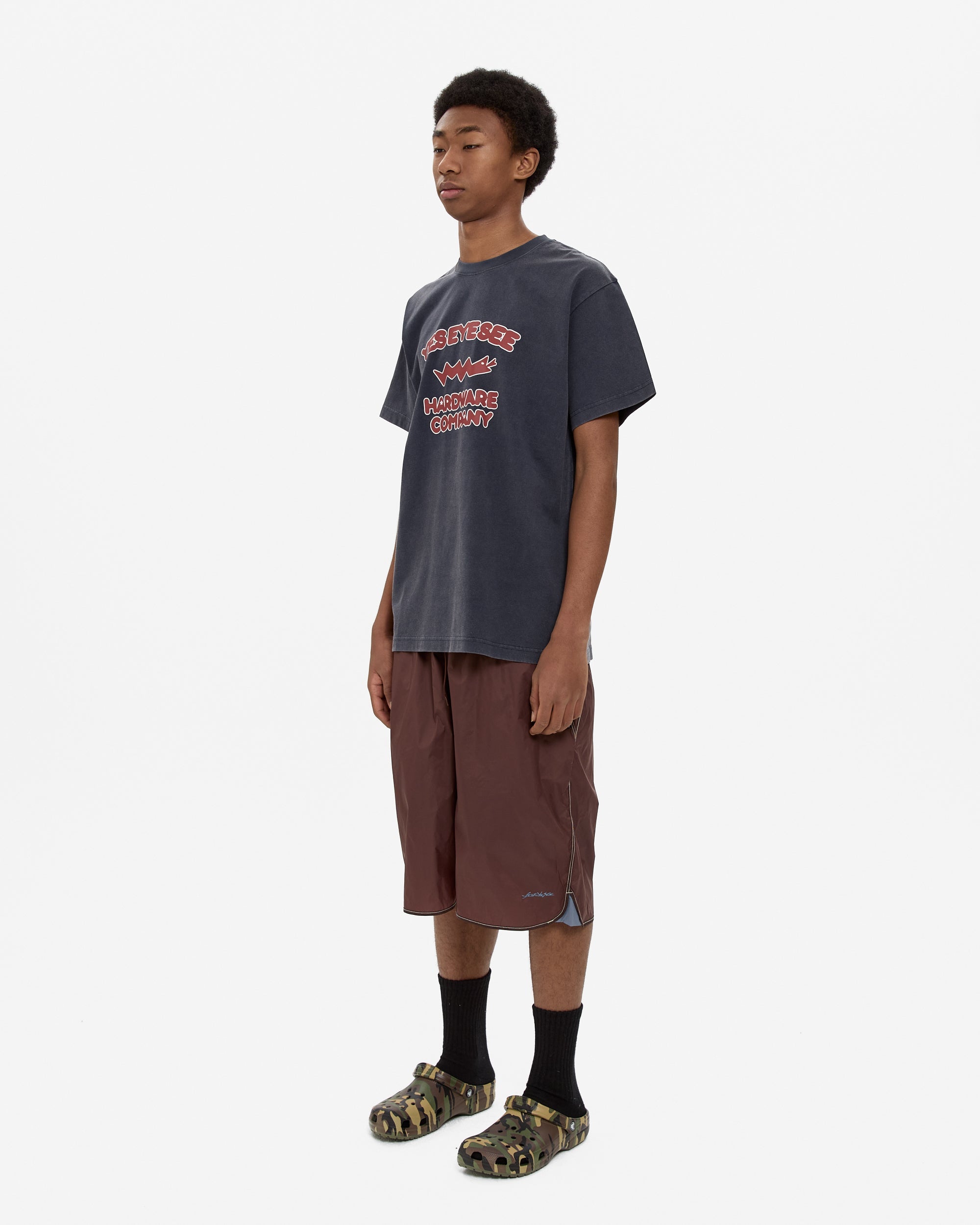 yeseyesee - SN Hardware Washed Tee (Navy) product image 7 | TRAB K-Fashion Australia