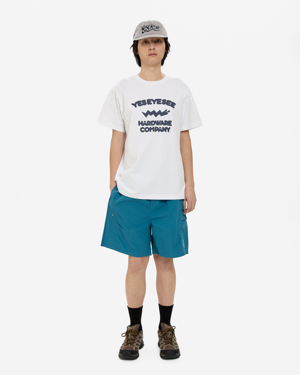 yeseyesee - SN Hardware Washed Tee (White) product image 6 | TRAB K-Fashion Australia