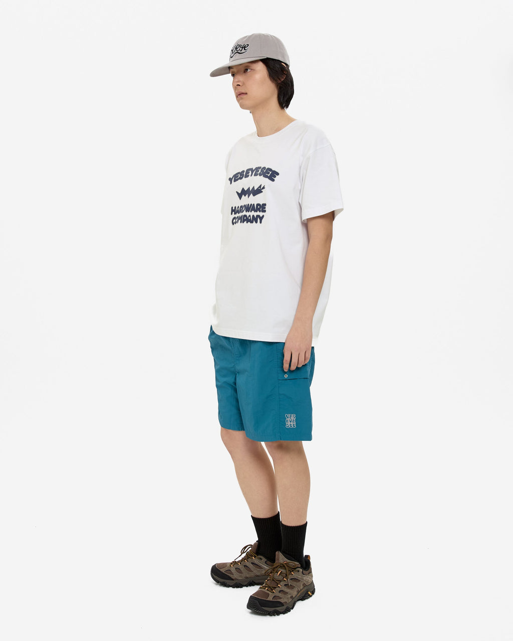 yeseyesee - SN Hardware Washed Tee (White) product image 7 | TRAB K-Fashion Australia