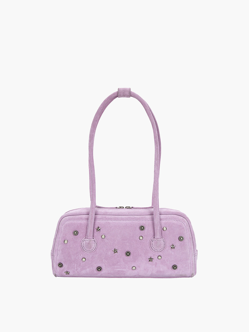 Marge Sherwood - Soft Boston Ew (Lavender Pink Studded Suede) product image 1 | TRAB K-Fashion Australia