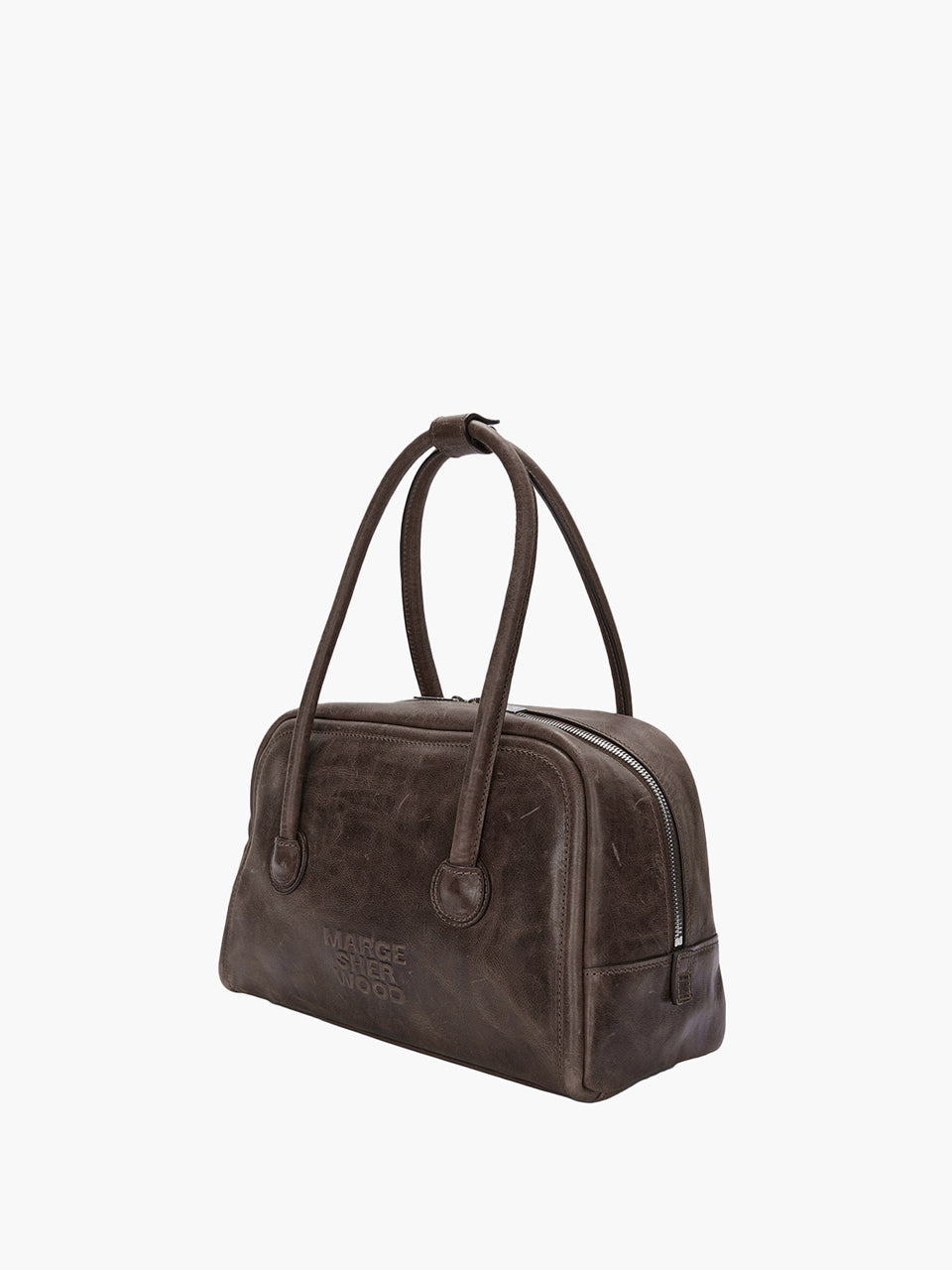 Marge Sherwood - Soft Tote (Washed Brown Pull-Up) product image 7 | TRAB K-Fashion Australia