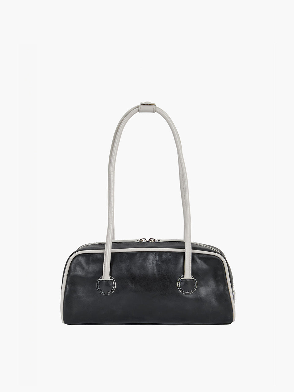 Marge Sherwood - Soft Boston Ew Piping (Black Pull-Up+Light Grey Crinkle) product image 2 | TRAB K-Fashion Australia