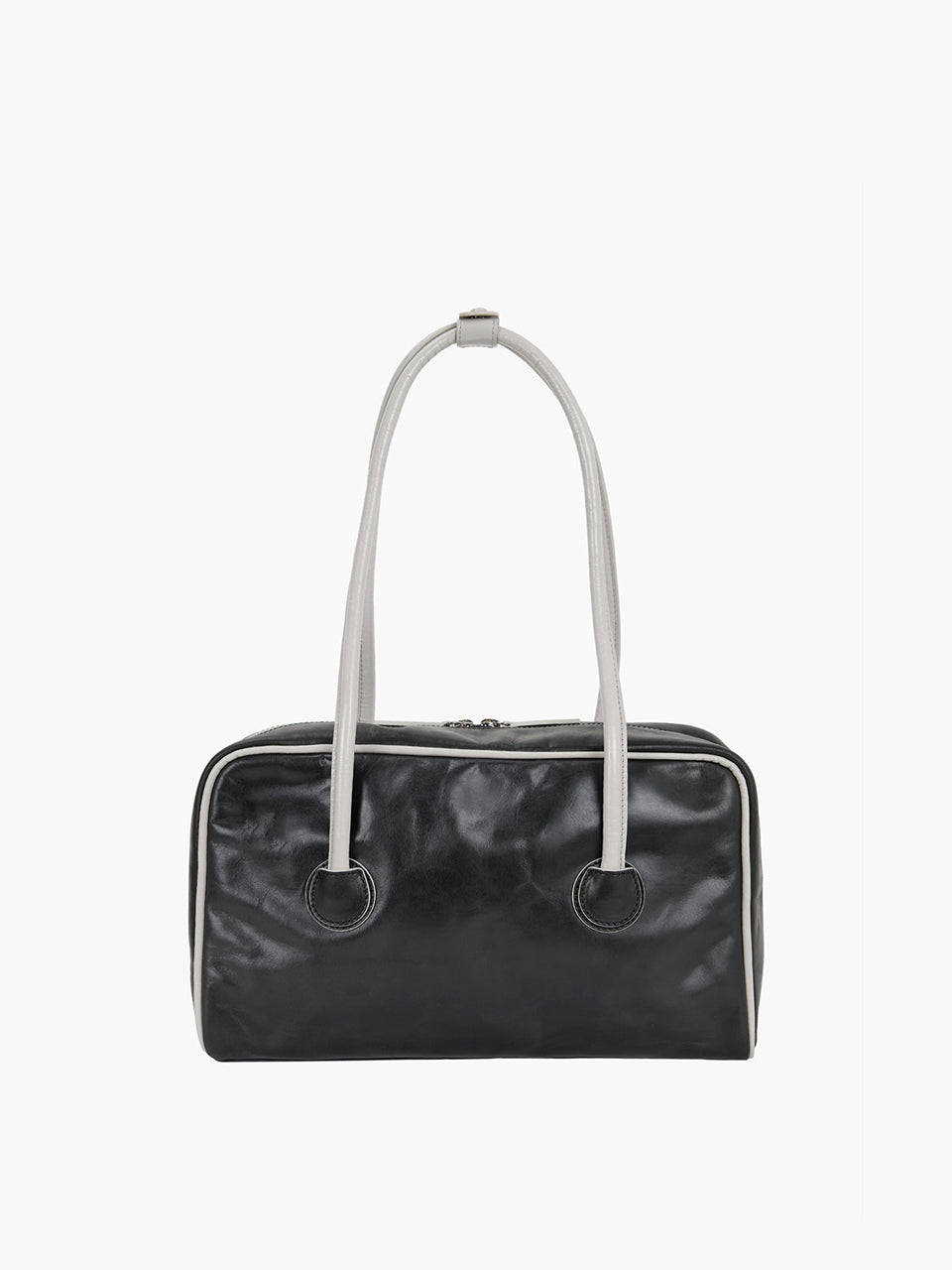 Marge Sherwood - Soft Boston Piping (Black Pull-Up+Light Grey Crinkle) product image 2 | TRAB K-Fashion Australia