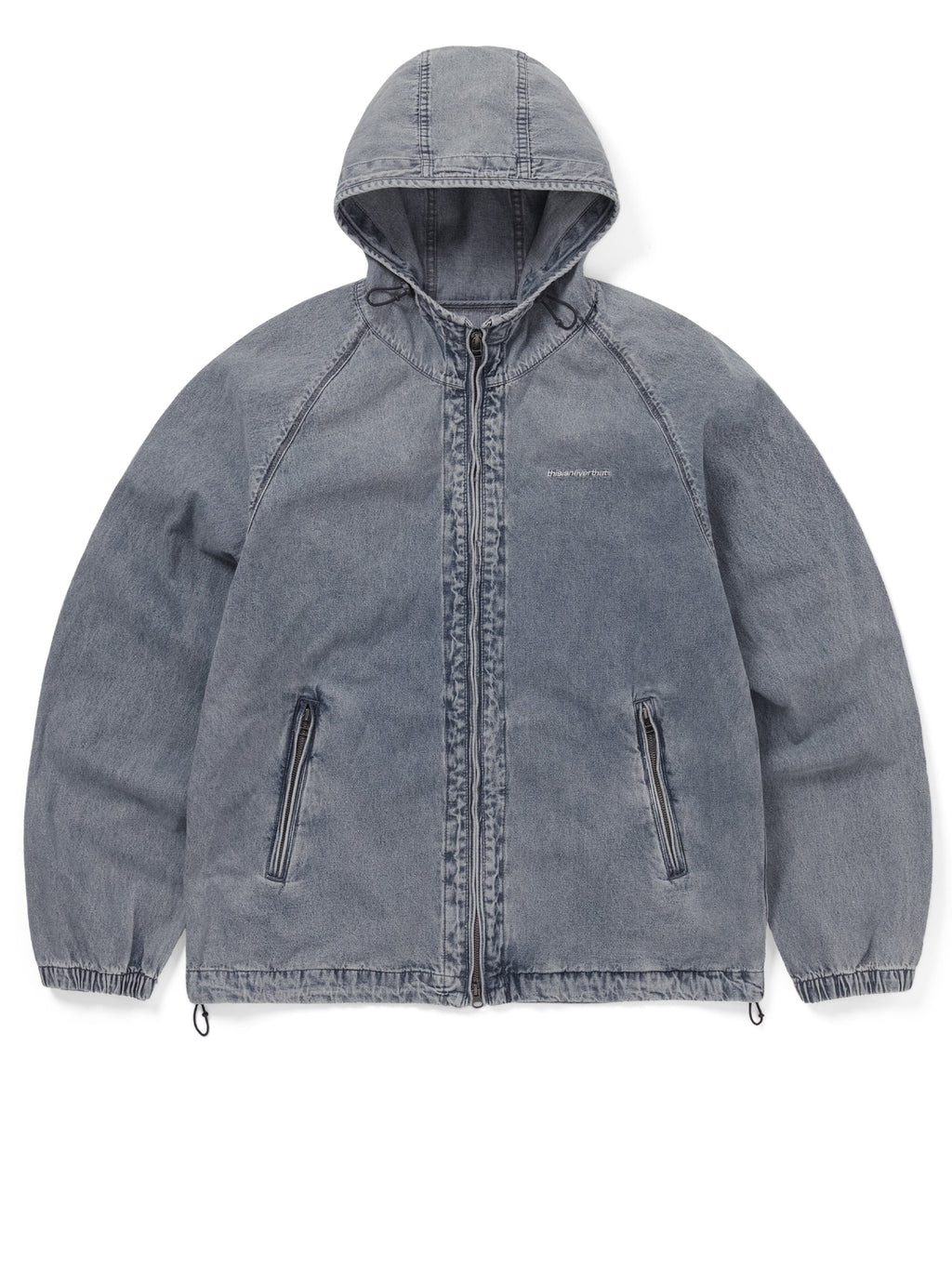 thisisneverthat - SP-Logo Denim Windbreaker (Washed Blue) product image 1 | TRAB K-Fashion Australia