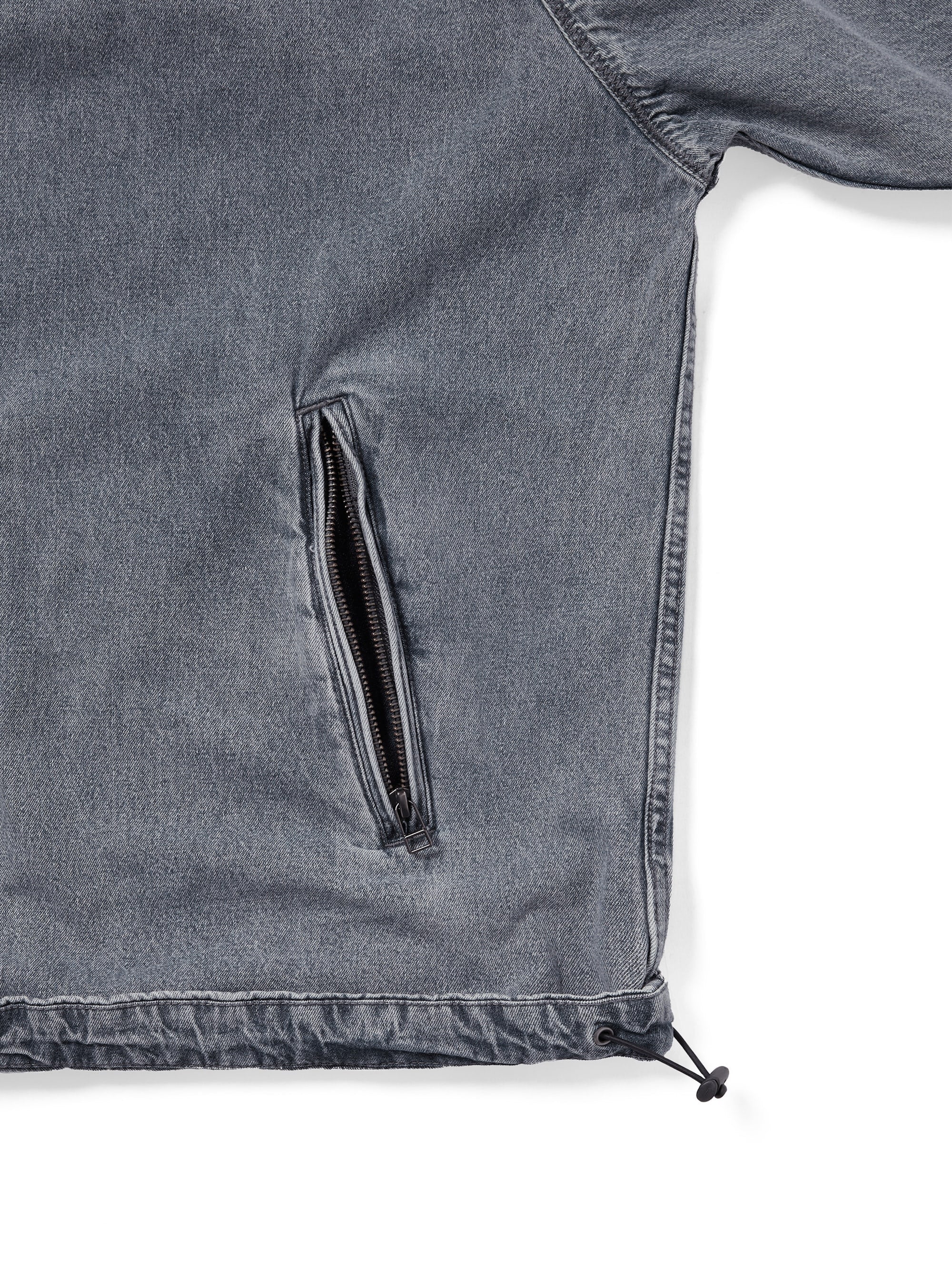 thisisneverthat - SP-Logo Denim Windbreaker (Washed Blue) product image 3 | TRAB K-Fashion Australia