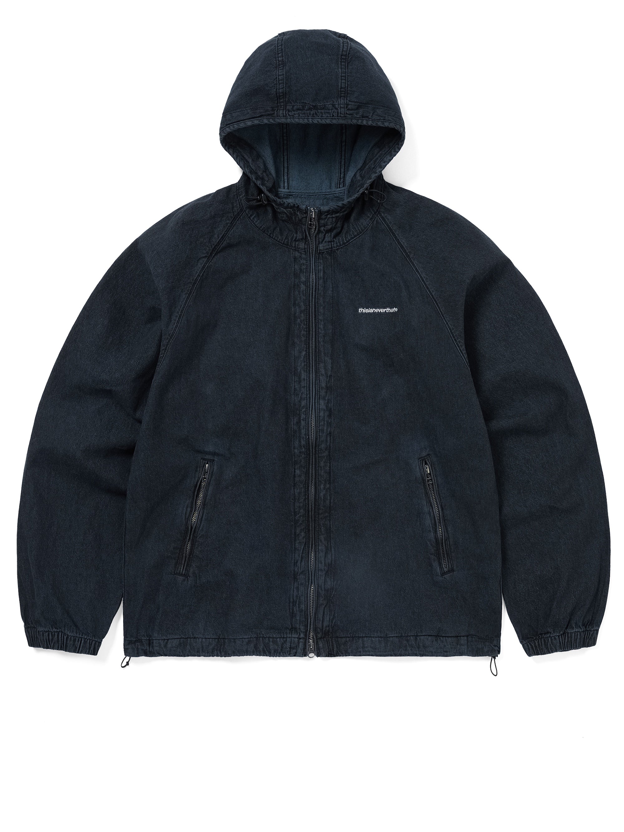 thisisneverthat - SP-Logo Denim Windbreaker (Navy) product image 1 | TRAB K-Fashion Australia