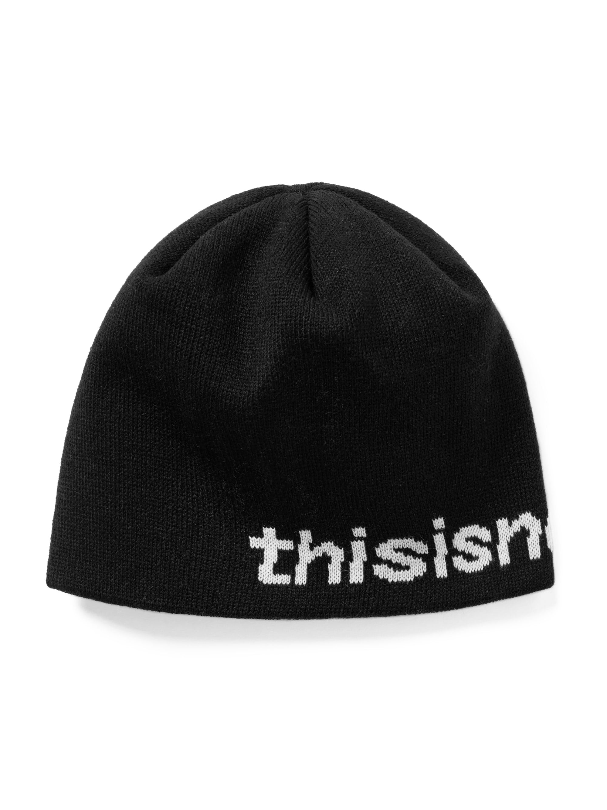 thisisneverthat - SP-Logo No Cuff Beanie Off (Black) product image 1 | TRAB K-Fashion Australia