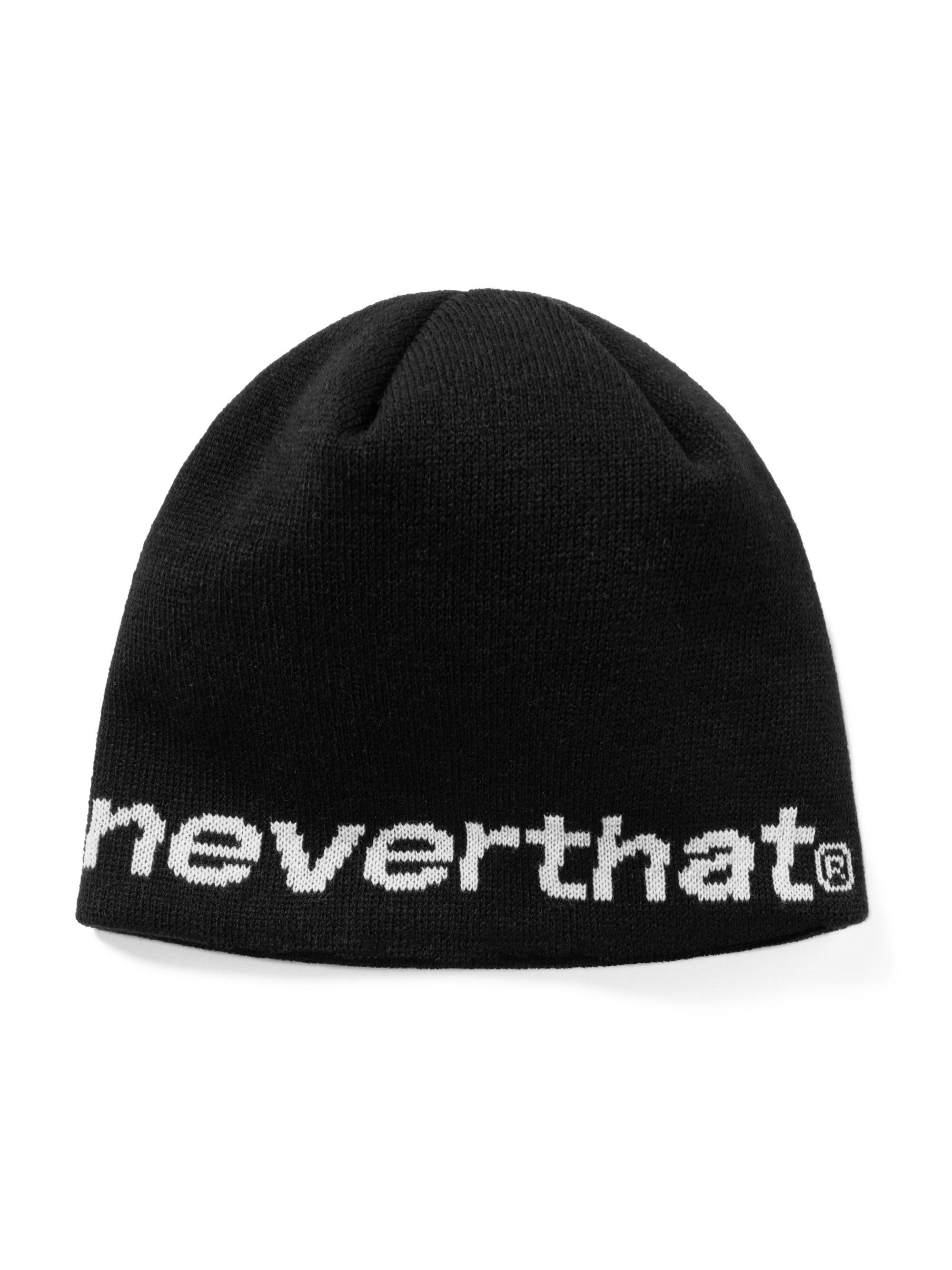thisisneverthat - SP-Logo No Cuff Beanie Off (Black) product image 2 | TRAB K-Fashion Australia