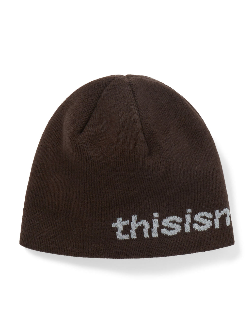 thisisneverthat - SP-Logo No Cuff Beanie (Brown) product image 1 | TRAB K-Fashion Australia
