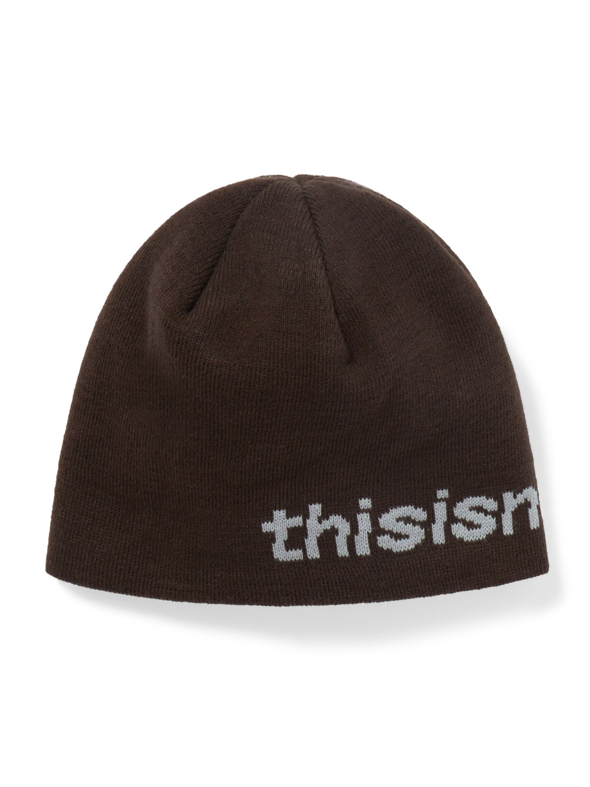 thisisneverthat - SP-Logo No Cuff Beanie (Brown) product image 1 | TRAB K-Fashion Australia