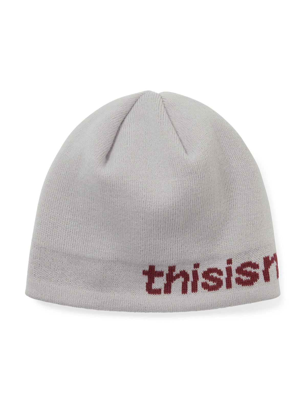 thisisneverthat - SP-Logo No Cuff Beanie (Off White) product image 1 | TRAB K-Fashion Australia