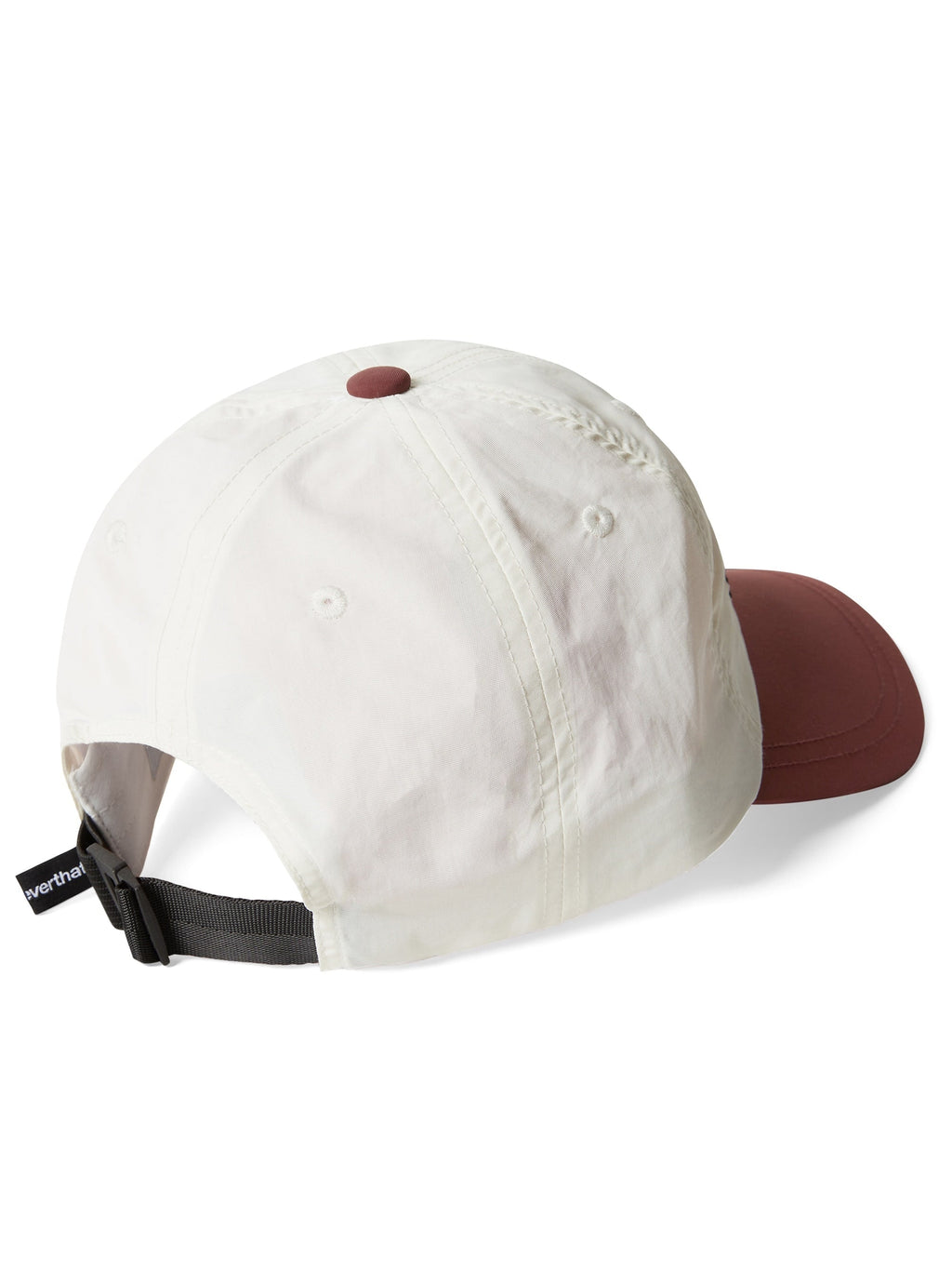 thisisneverthat - SP-Logo Nylon Cap (Ivory/Burgundy) product image 3 | TRAB K-Fashion Australia