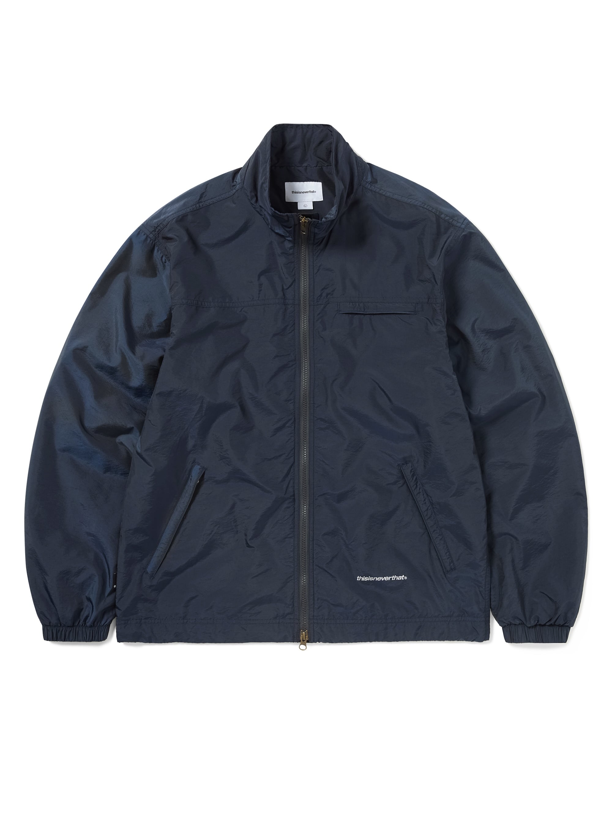 thisisneverthat - SP-Logo Warm Up Jacket (Navy) product image 1 | TRAB K-Fashion Australia