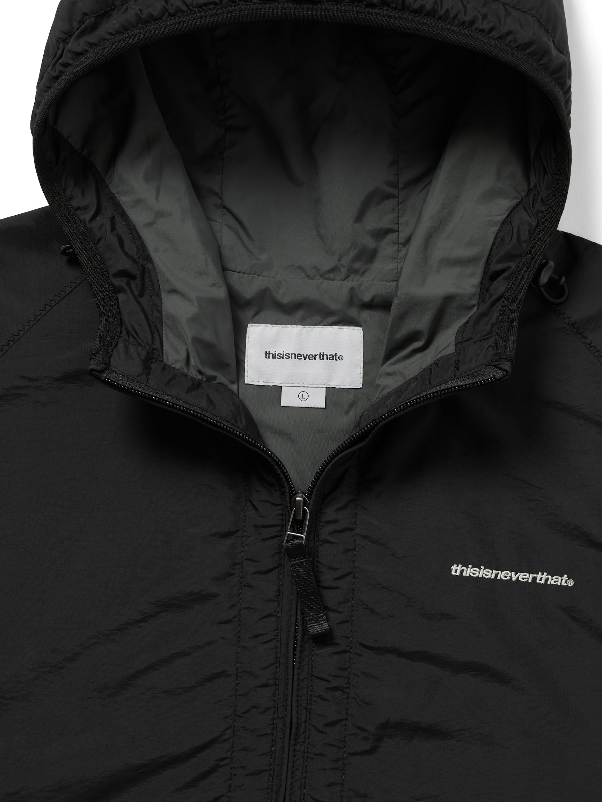 thisisneverthat - SP-Logo Windbreaker (Black) product image 2 | TRAB K-Fashion Australia