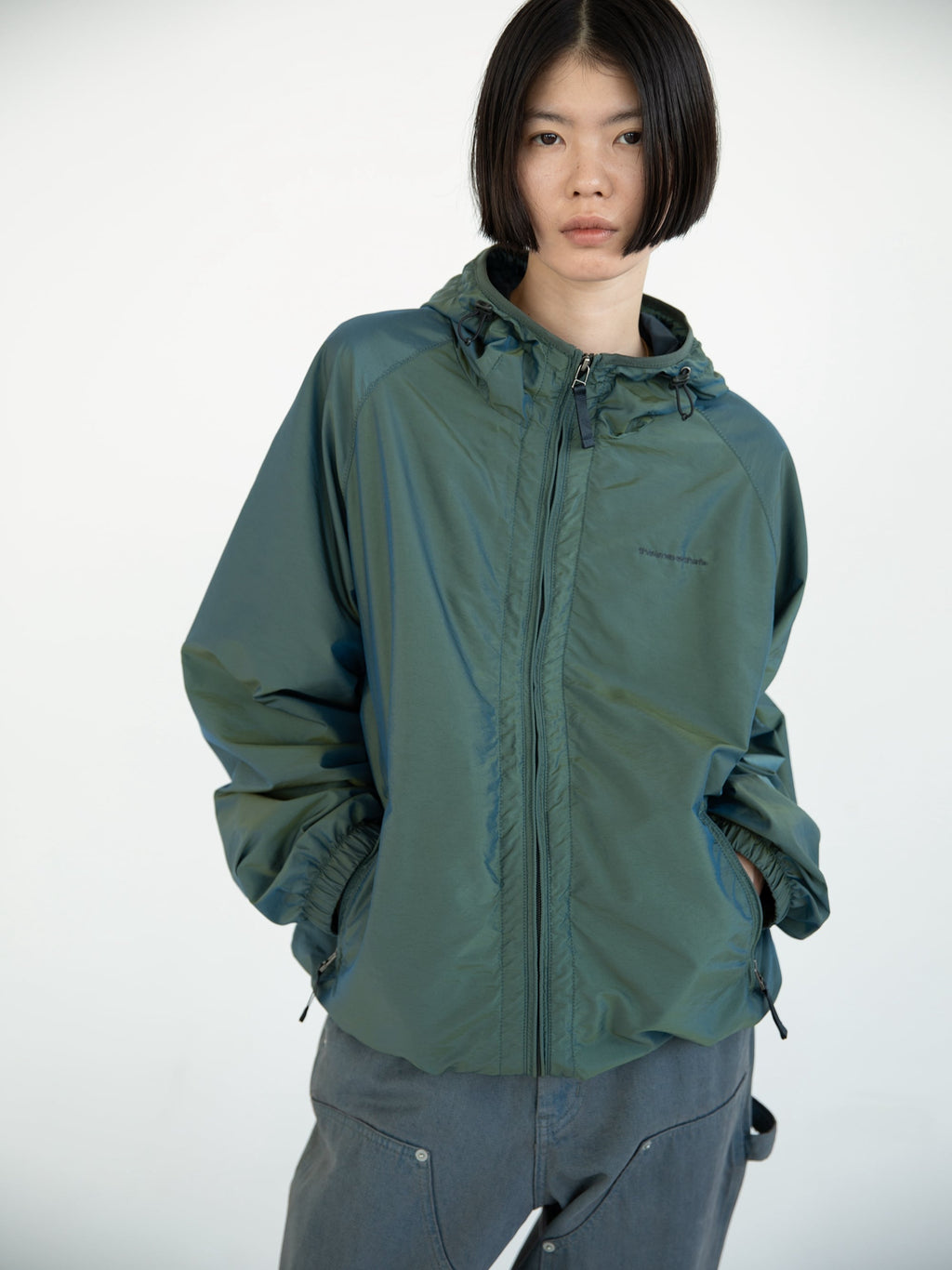 thisisneverthat - SP-Logo Windbreaker (Olive Drab) product image 9 | TRAB K-Fashion Australia
