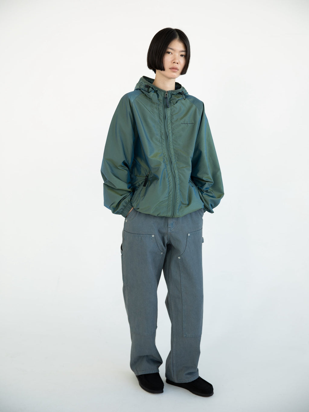 thisisneverthat - SP-Logo Windbreaker (Olive Drab) product image 7 | TRAB K-Fashion Australia