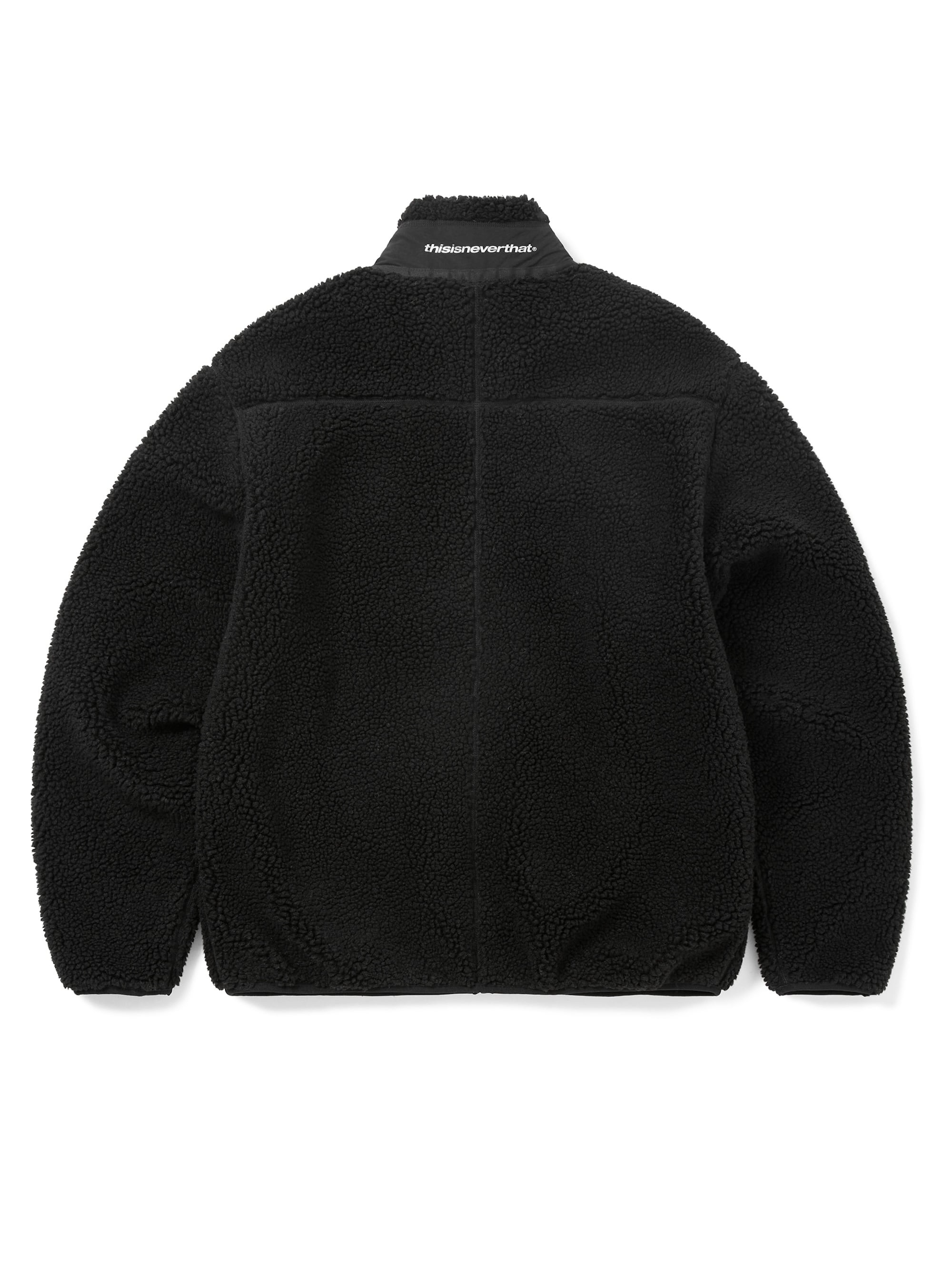 thisisneverthat - SP Sherpa Fleece Jacket (Black) product image 5 | TRAB K-Fashion Australia