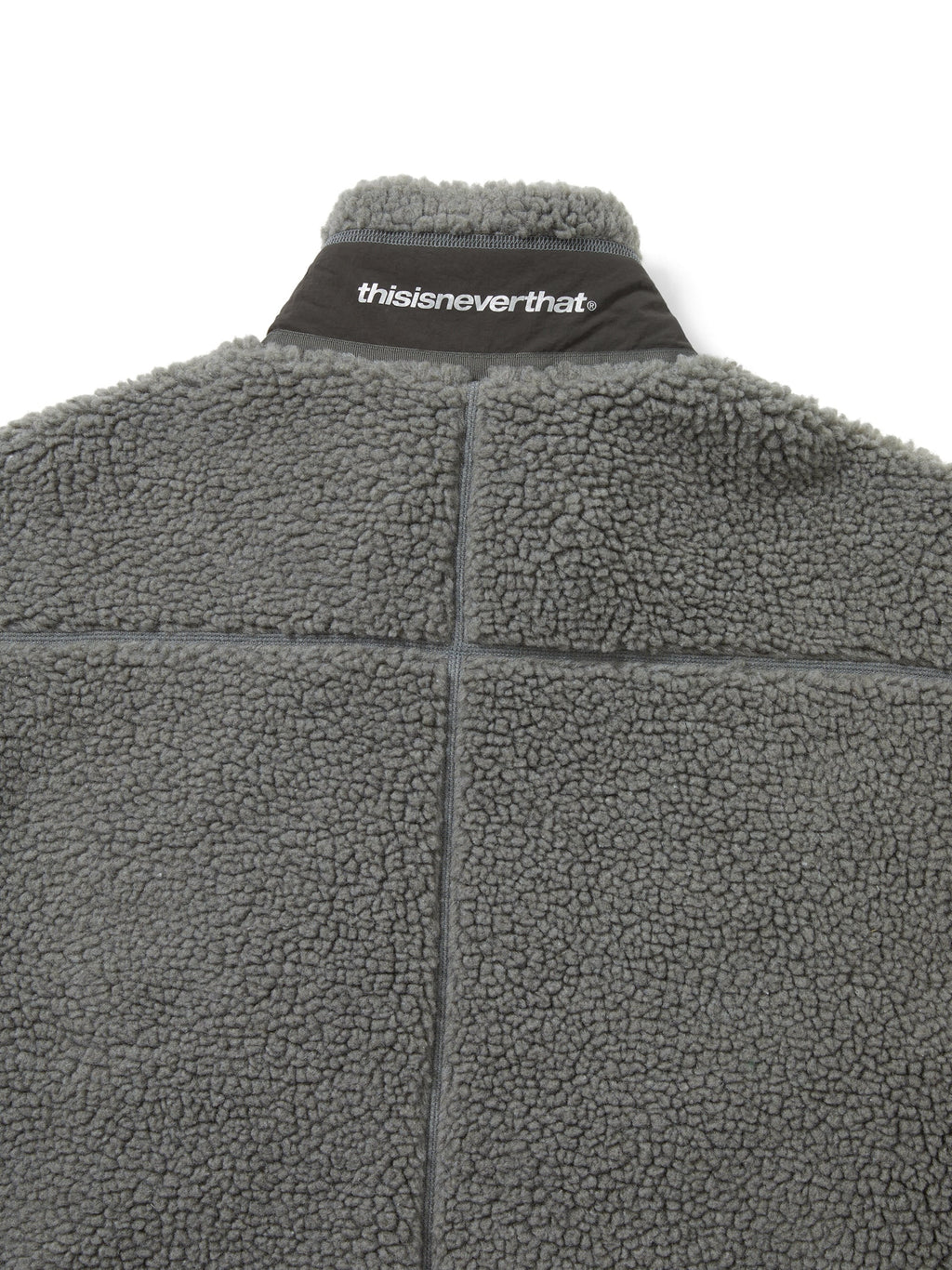 thisisneverthat - SP Sherpa Fleece Jacket (Charcoal) product image 4 | TRAB K-Fashion Australia