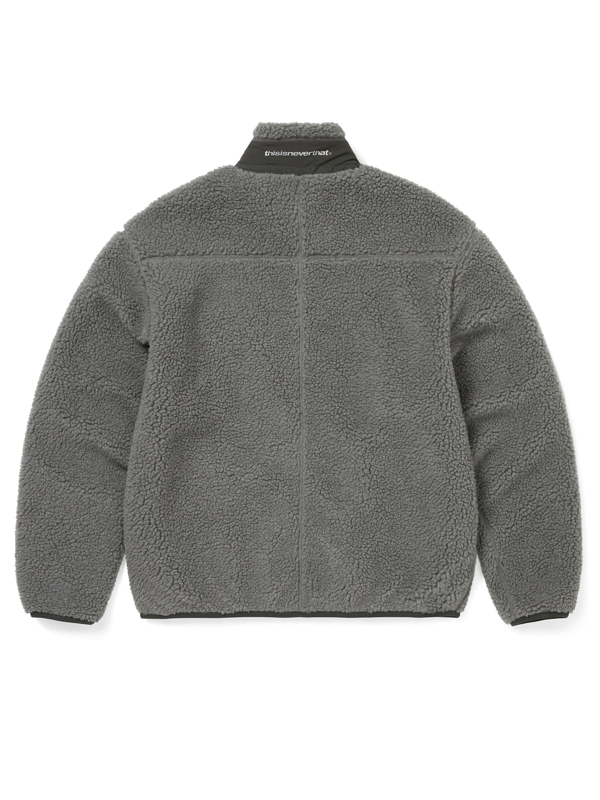 thisisneverthat - SP Sherpa Fleece Jacket (Charcoal) product image 4 | TRAB K-Fashion Australia