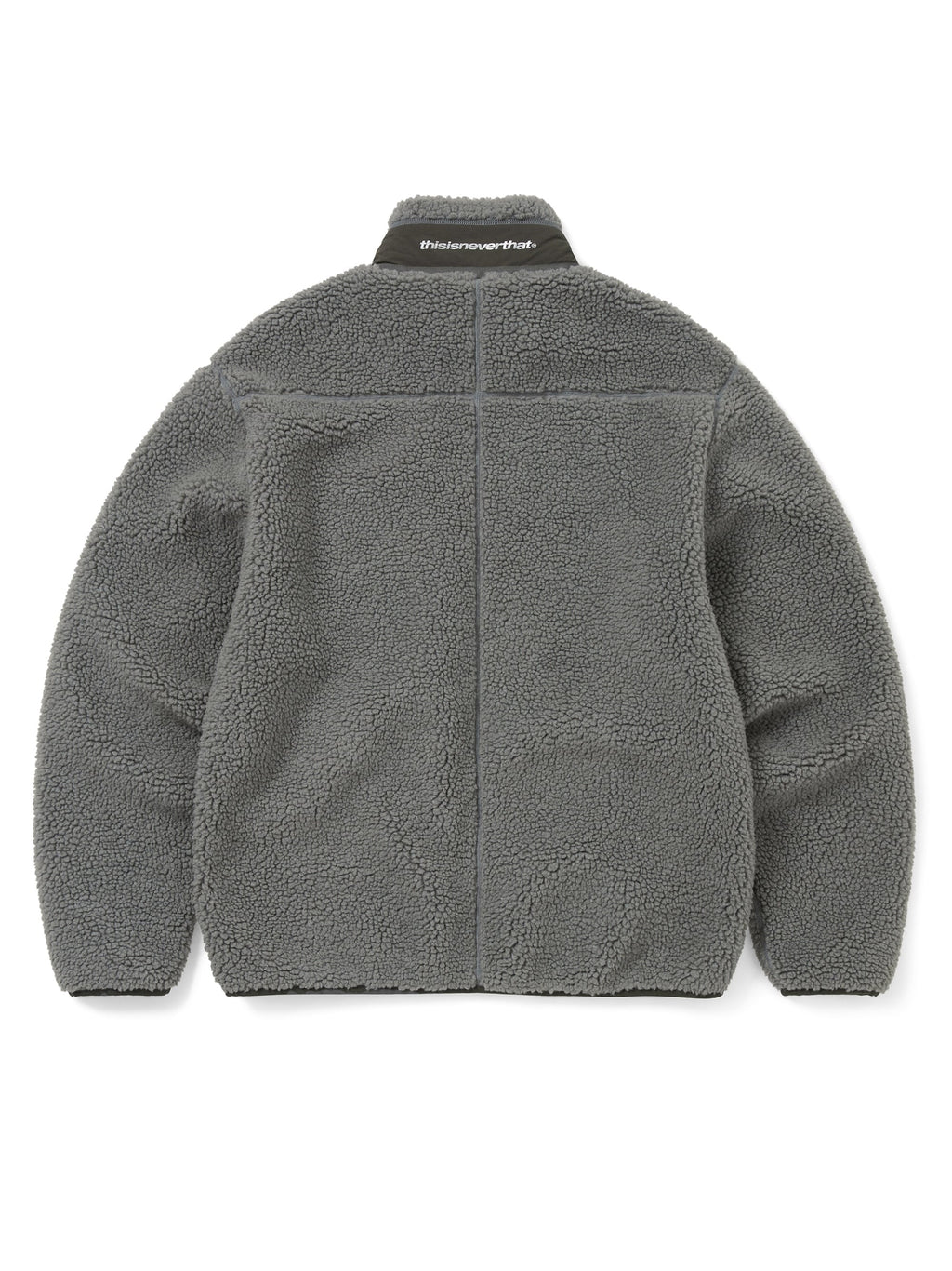 thisisneverthat - SP Sherpa Fleece Jacket (Charcoal) product image 5 | TRAB K-Fashion Australia