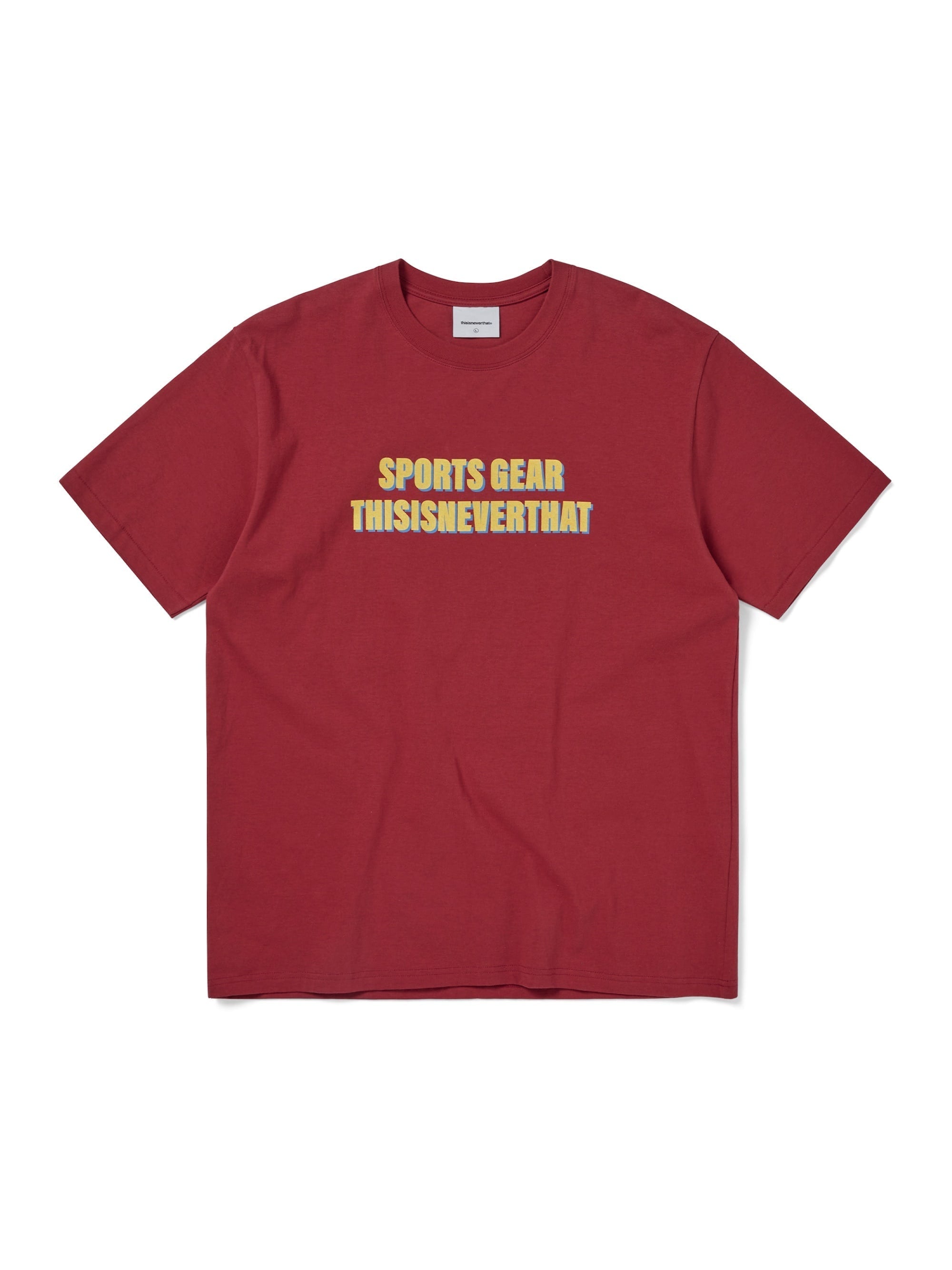 thisisneverthat - SPORTS GEAR Tee (Red) product image 1 | TRAB K-Fashion Australia