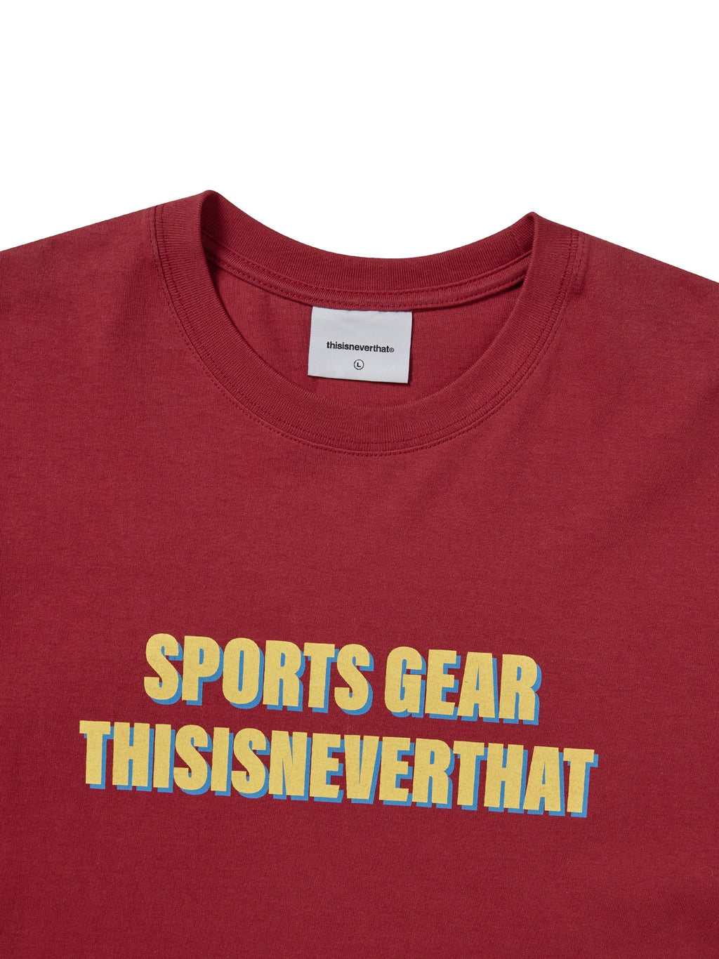 thisisneverthat - SPORTS GEAR Tee (Red) product image 2 | TRAB K-Fashion Australia