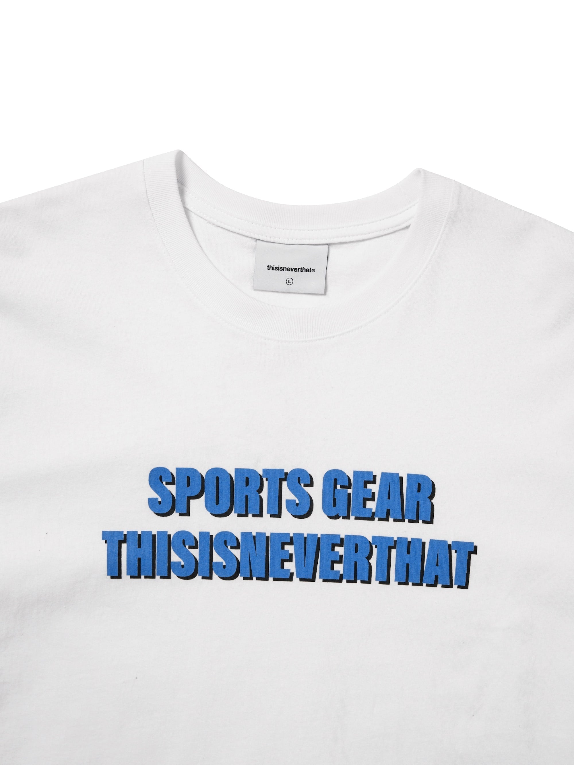 thisisneverthat - SPORTS GEAR Tee (White) product image 2 | TRAB K-Fashion Australia