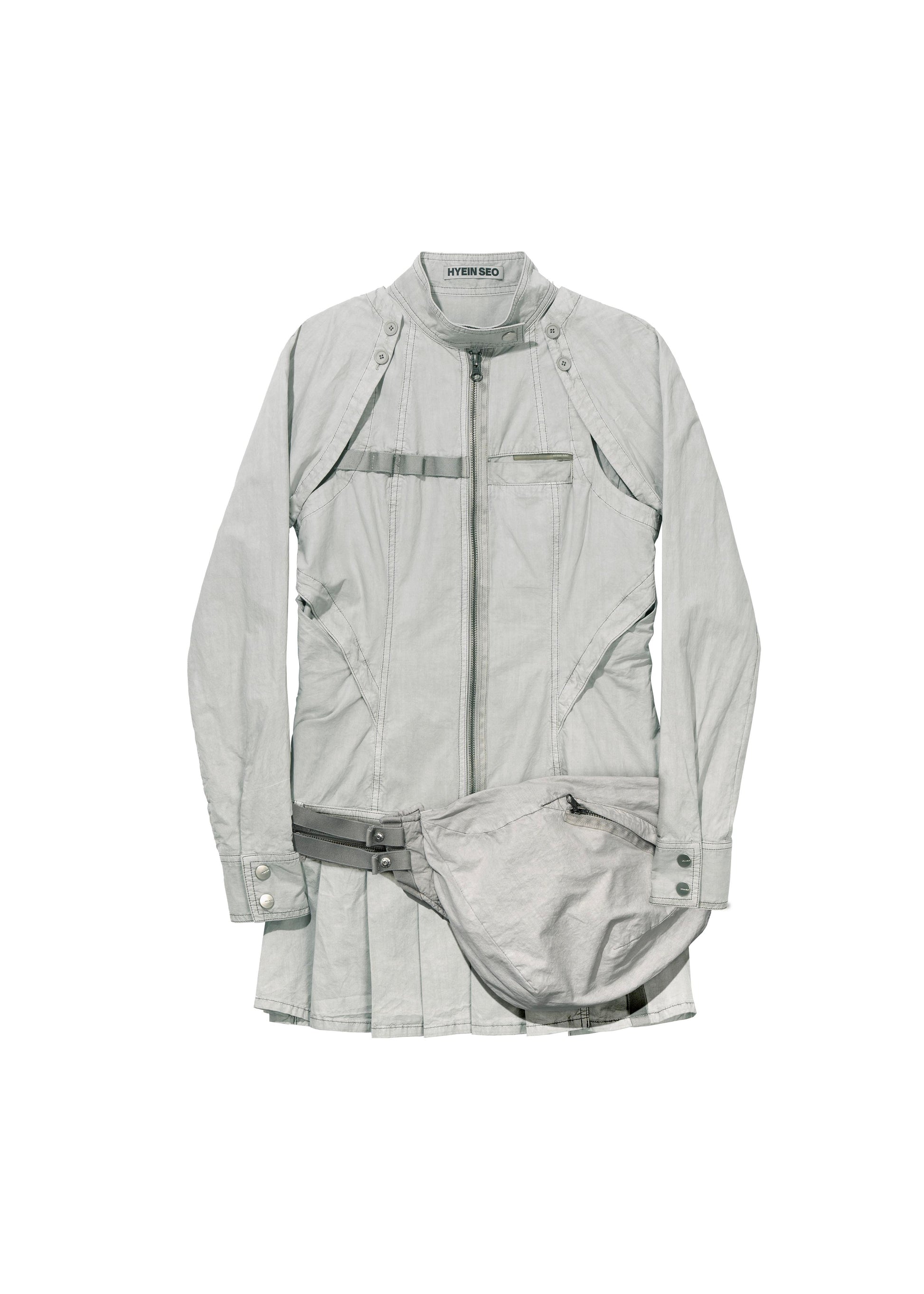 Hyein Seo - Convertible Dress w/ Waist Bag (Moon Grey) product image 7 | TRAB K-Fashion Australia