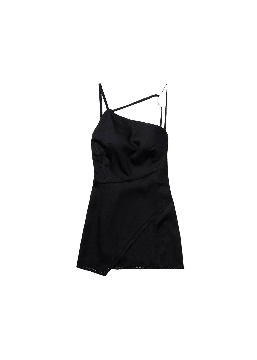 Hyein Seo - Satin Mini Dress (Black) product image 5 | TRAB K-Fashion Australia