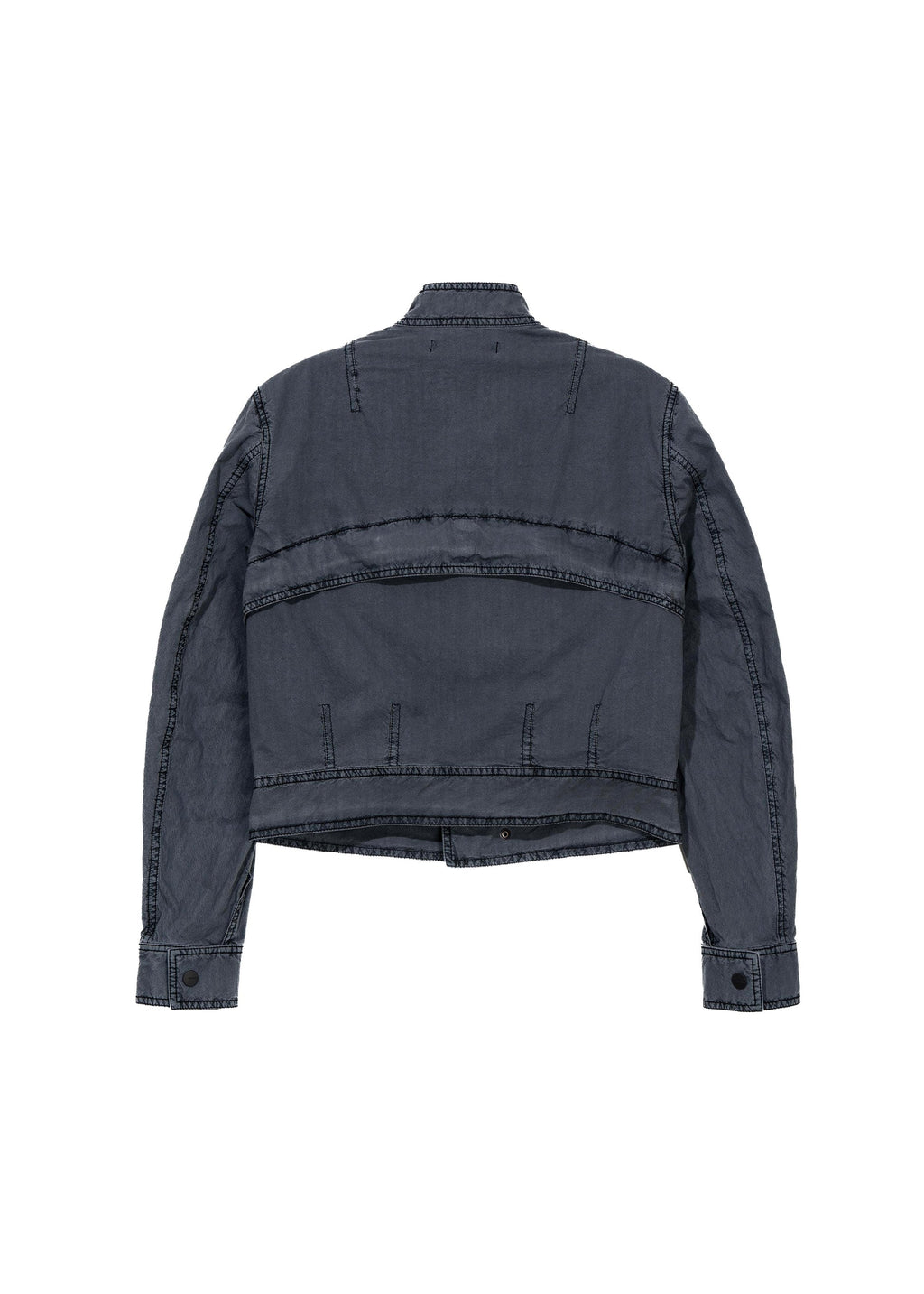 Hyein Seo - Dyed Moto Jacket (Dark Night) product image 6 | TRAB K-Fashion Australia