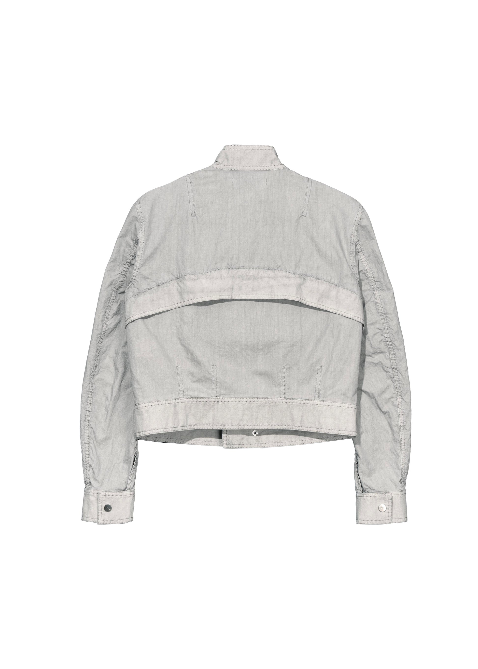 Hyein Seo - Dyed Moto Jacket (Moon Grey) product image 8 | TRAB K-Fashion Australia
