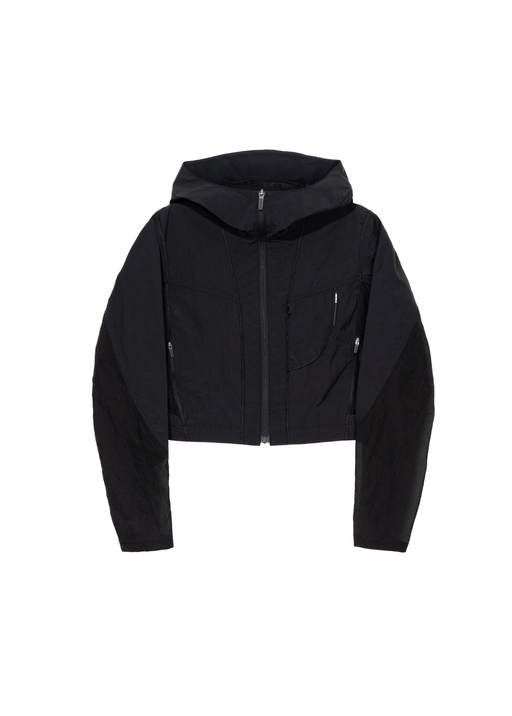 Hyein Seo - Paneled Crop Jacket (Black) product image 5 | TRAB K-Fashion Australia