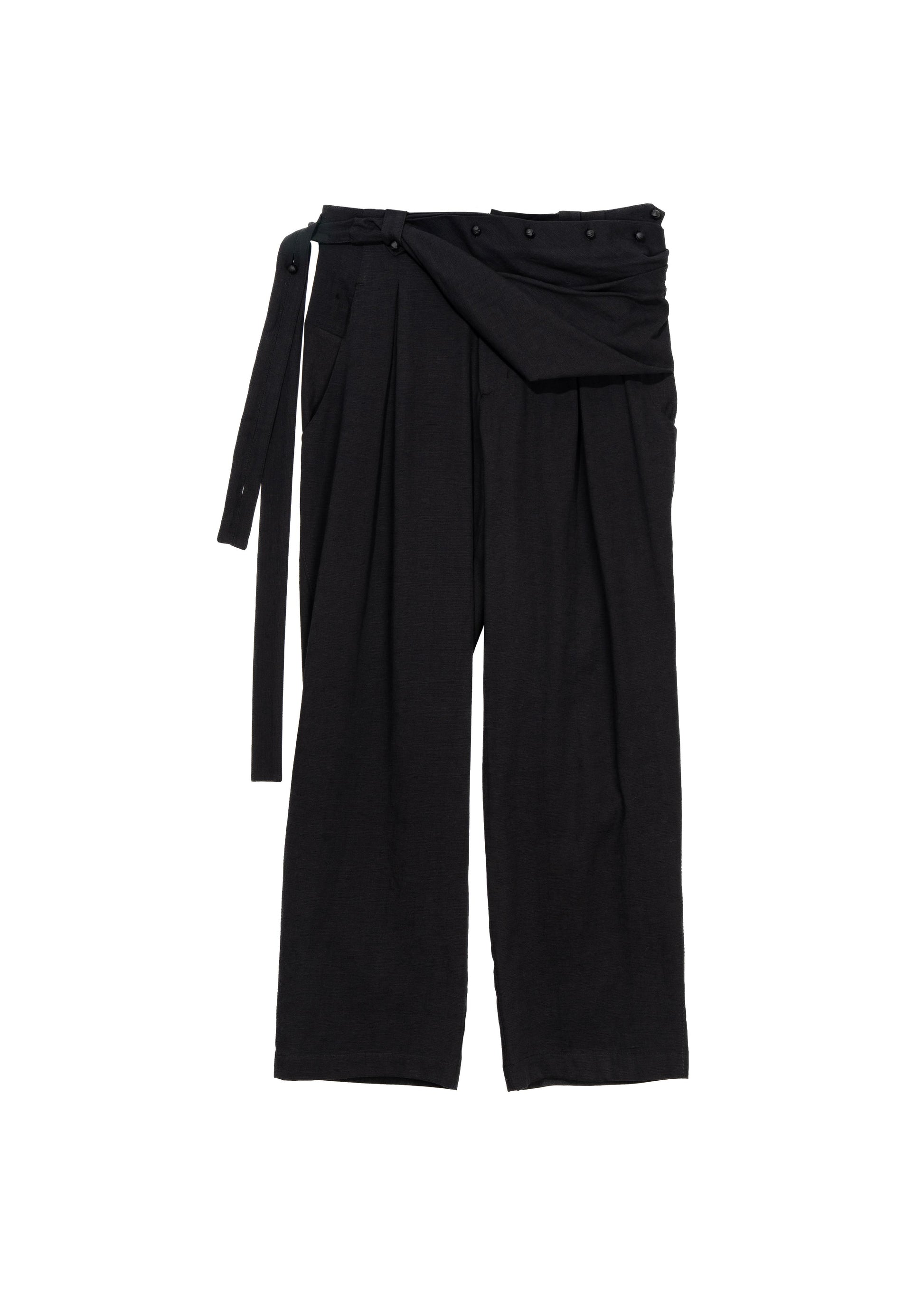Hyein Seo - Seed Charm Bag Pants (Black) product image 5 | TRAB K-Fashion Australia