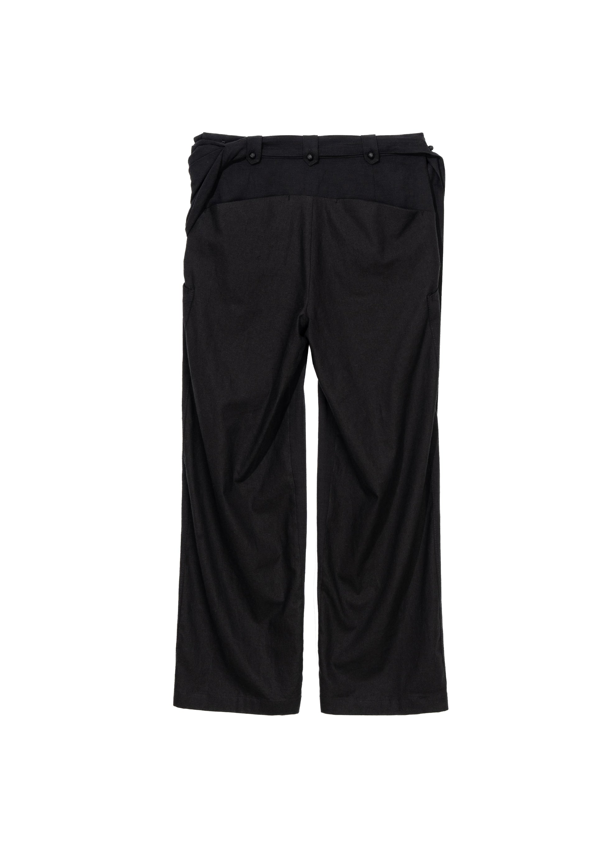 Hyein Seo - Seed Charm Bag Pants (Black) product image 6 | TRAB K-Fashion Australia