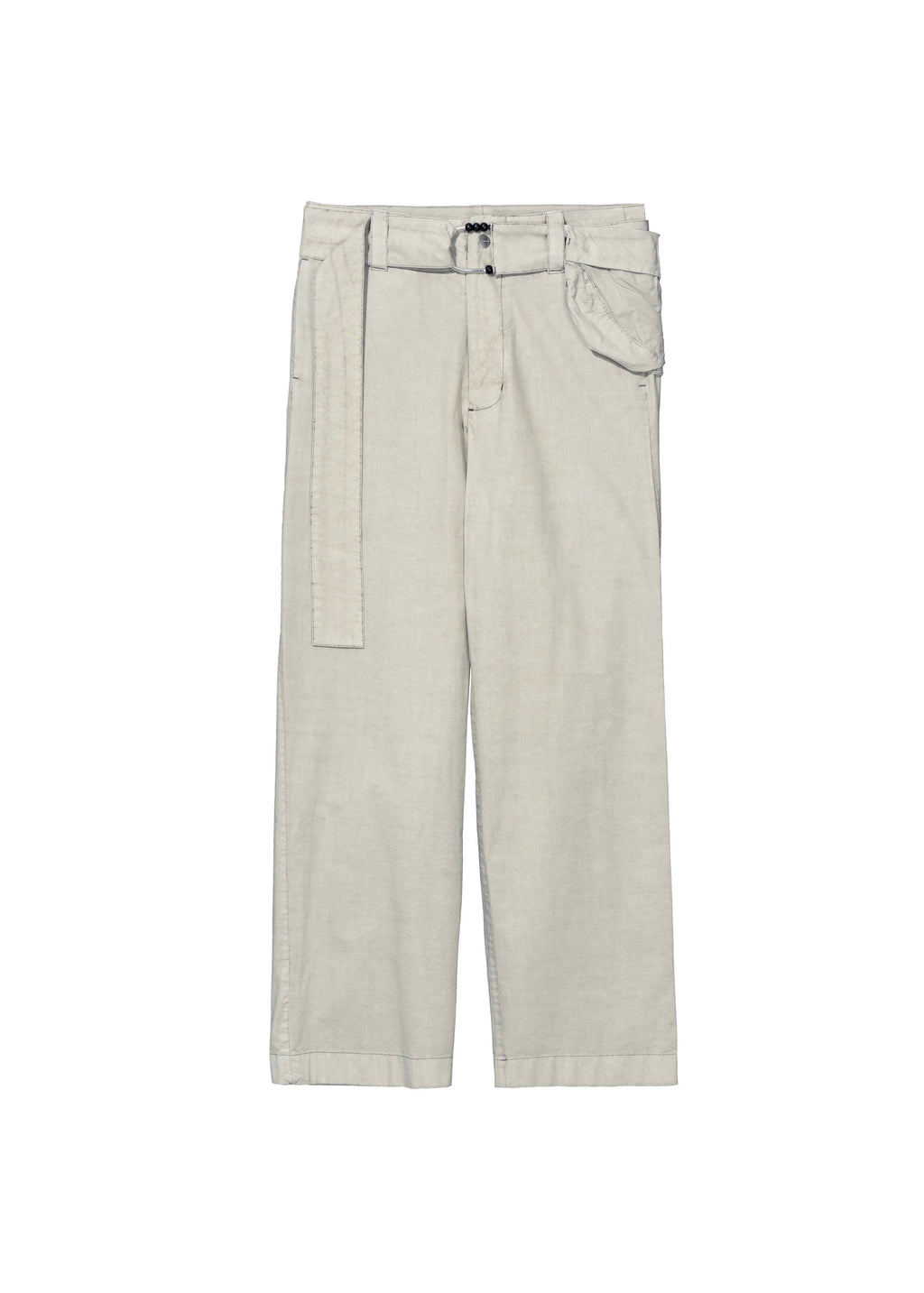 Hyein Seo - Cotton Pants w/ Waist Bag (Greige) product image 9 | TRAB K-Fashion Australia