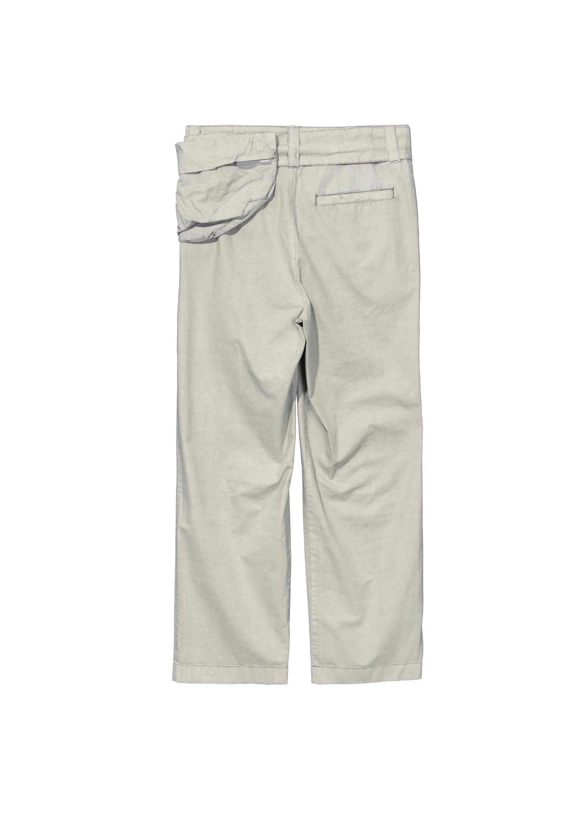 Hyein Seo - Cotton Pants w/ Waist Bag (Greige) product image 10 | TRAB K-Fashion Australia