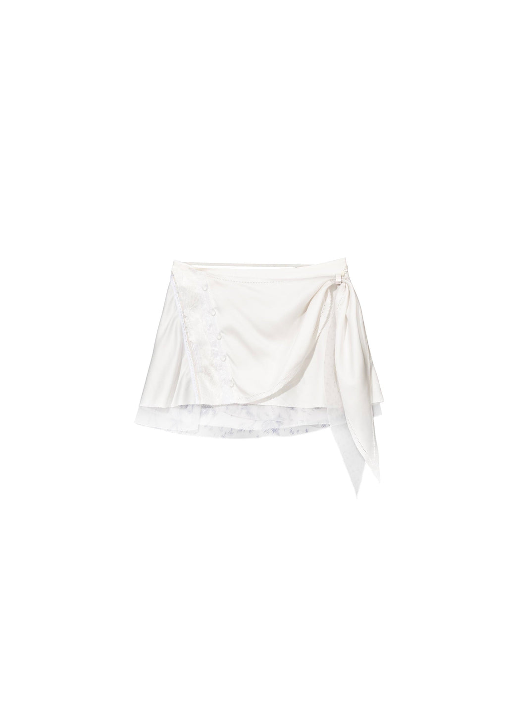 Hyein Seo - Tied Mini Skirt (White) product image 7 | TRAB K-Fashion Australia
