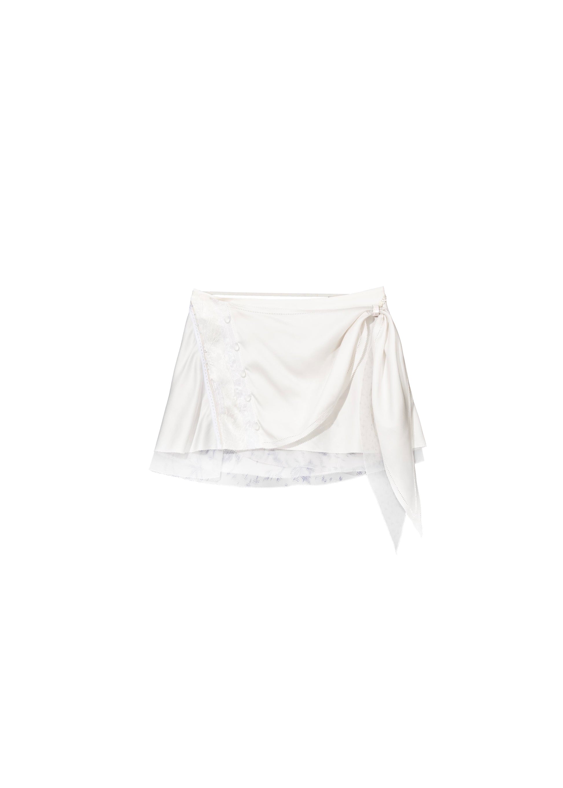 Hyein Seo - Tied Mini Skirt (White) product image 7 | TRAB K-Fashion Australia